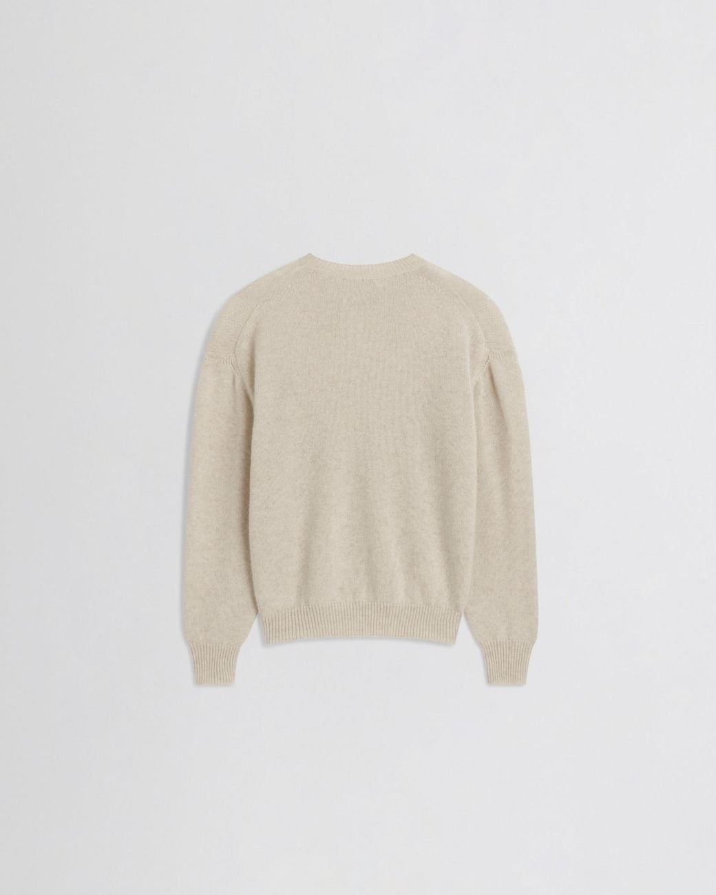 Phoebe Philo White Cashmere Crew-Neck Sweater