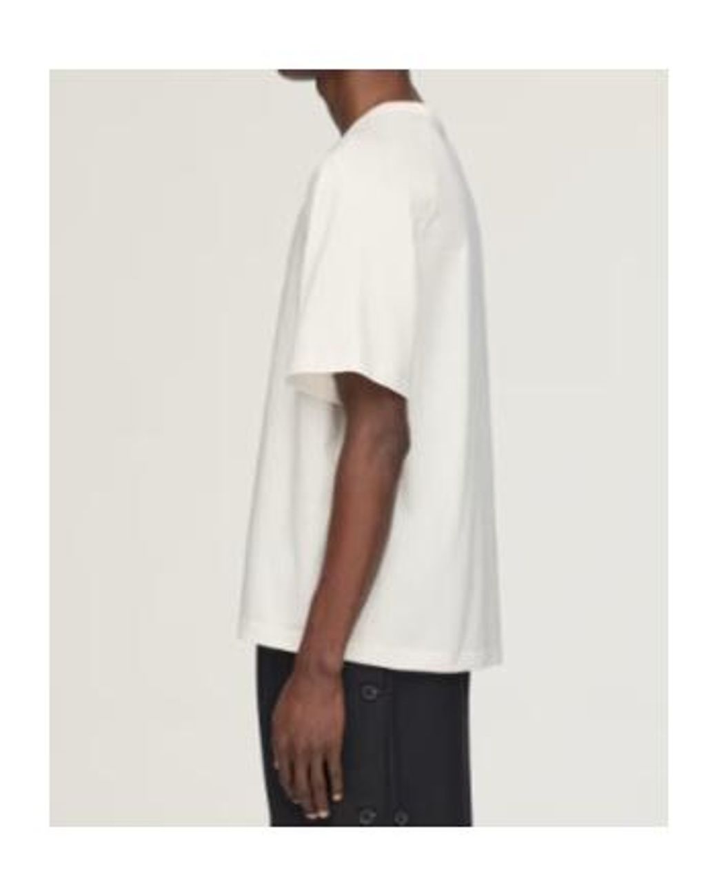 Y-3 White Boxy Short Sleeve T-Shirt for men