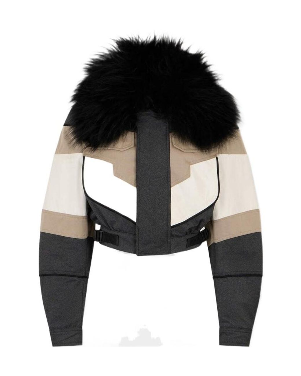 DSquared² Black Colour-Block Ski Jacket