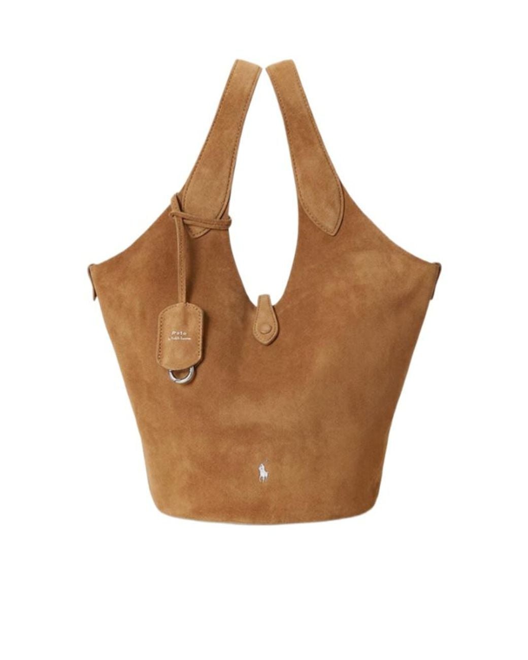 Polo Ralph Lauren Brown Polo Play Small Top Handle Tote Bag