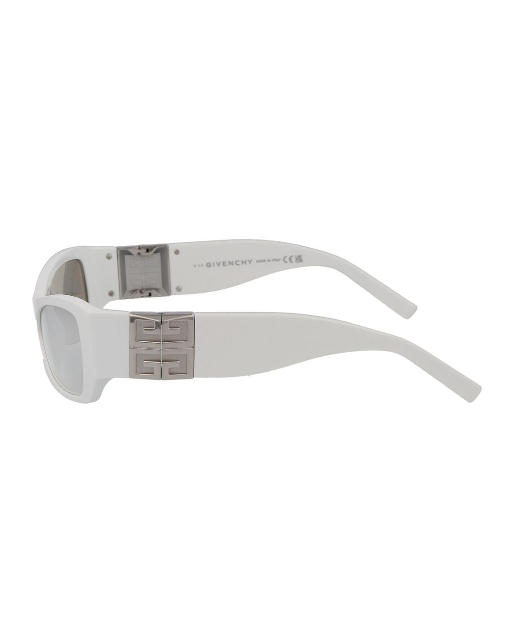 Givenchy White Eyewear Rectangular Frame Sunglasses for men