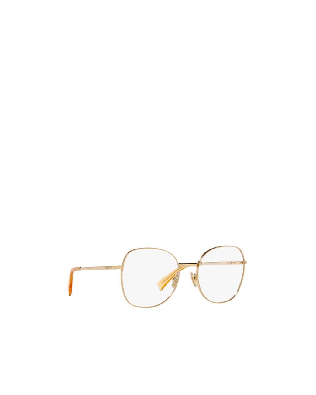 Miu Miu White Eyewear Wayfarer Frame Glasses