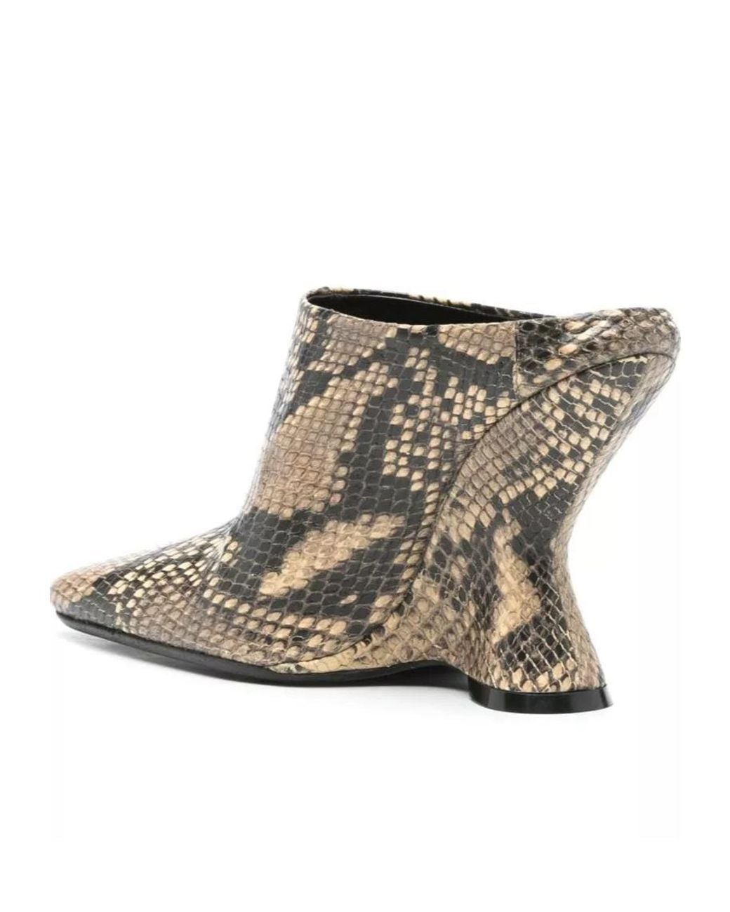 Dries Van Noten Multicolor Square Toe Ankle Boots