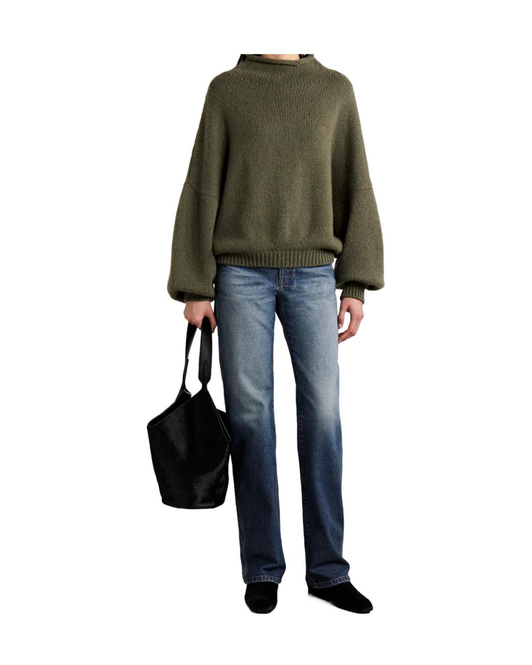 Khaite Blue Danielle Stretch Jeans