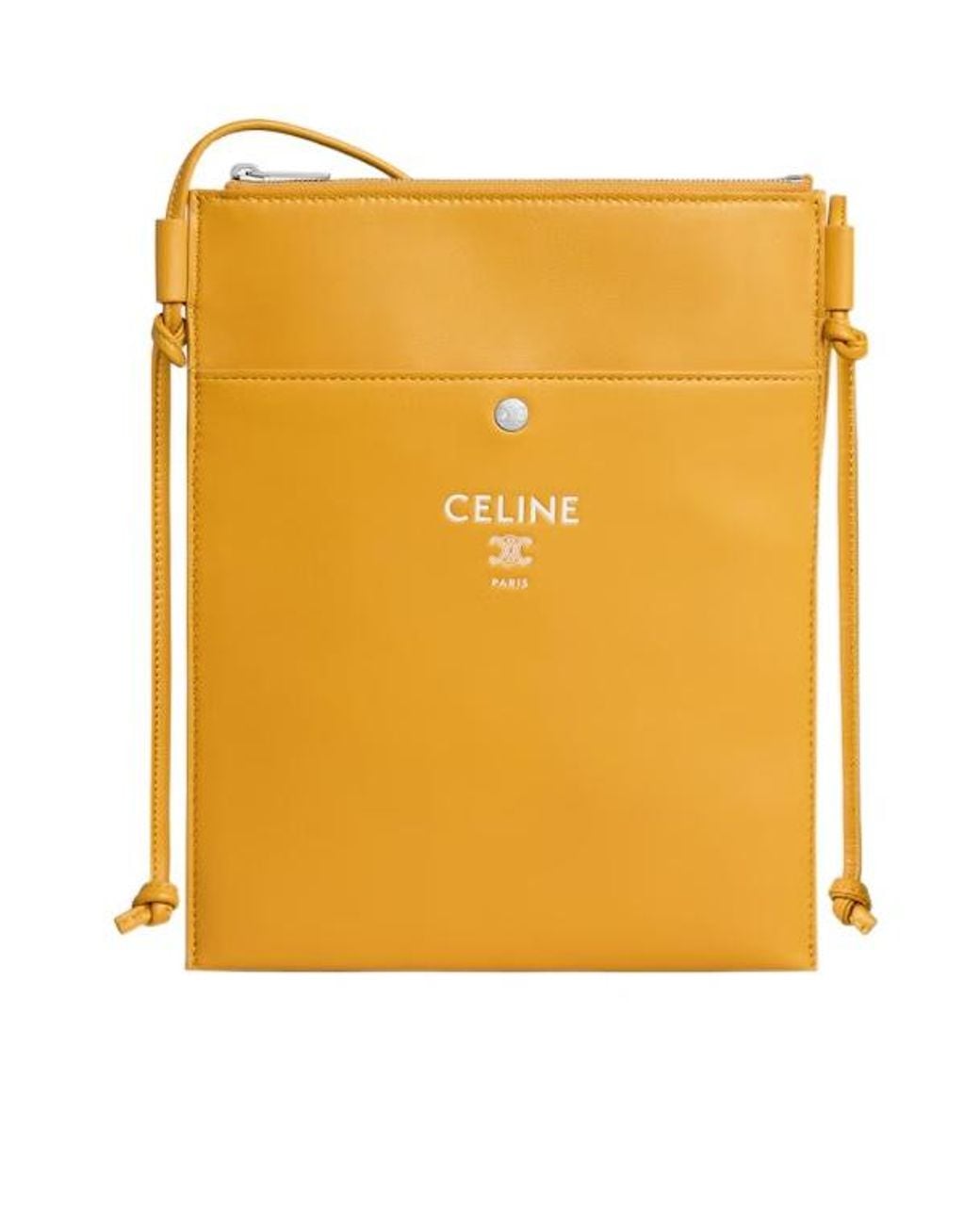 Céline Yellow Sharp Pouch Take Away for men