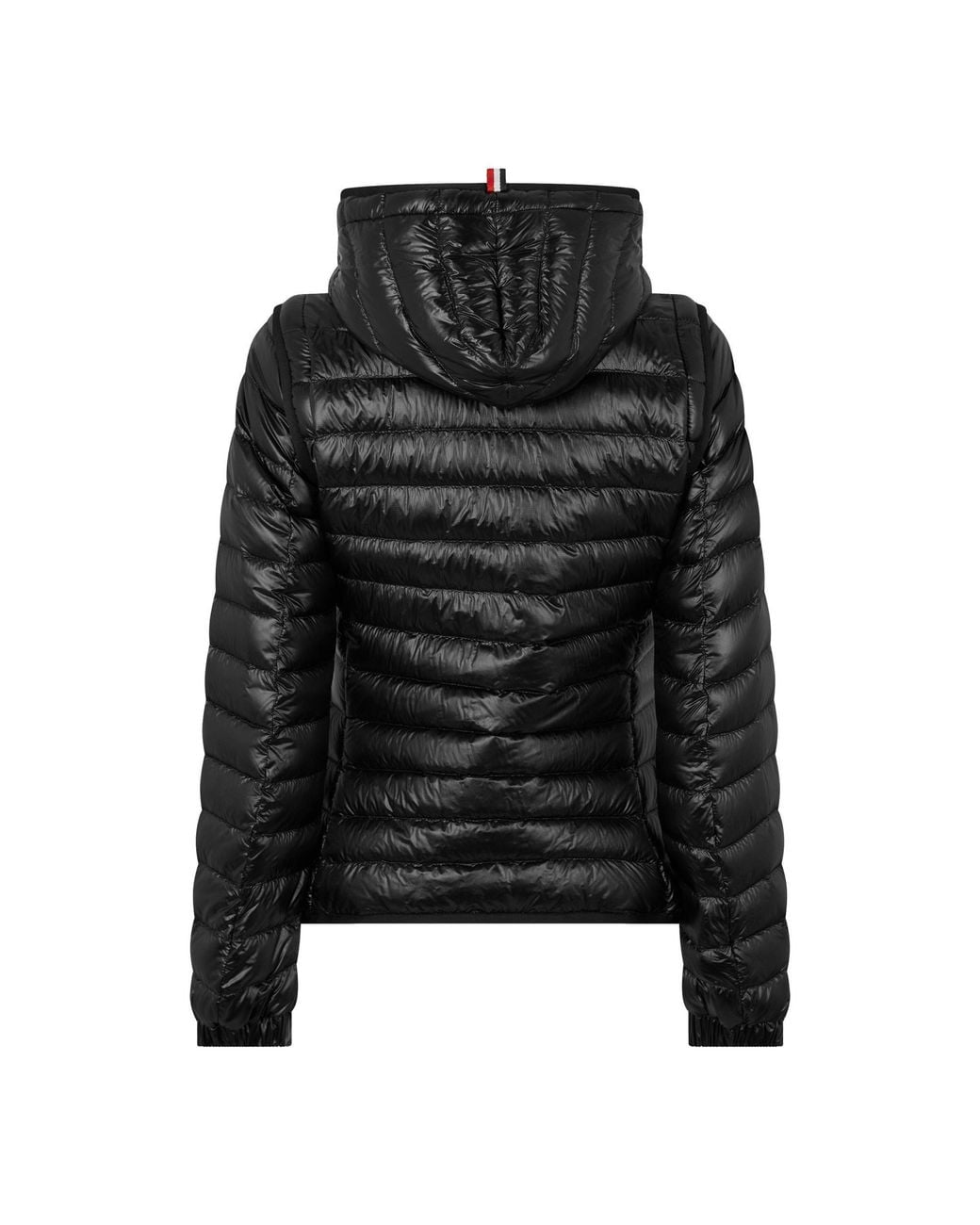 Moncler Black Long-Sleeved Cotton-Padded Jacket