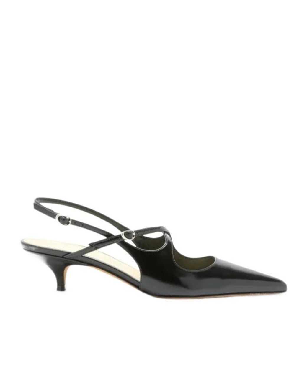 Proenza Schouler Black Slingback Pumps