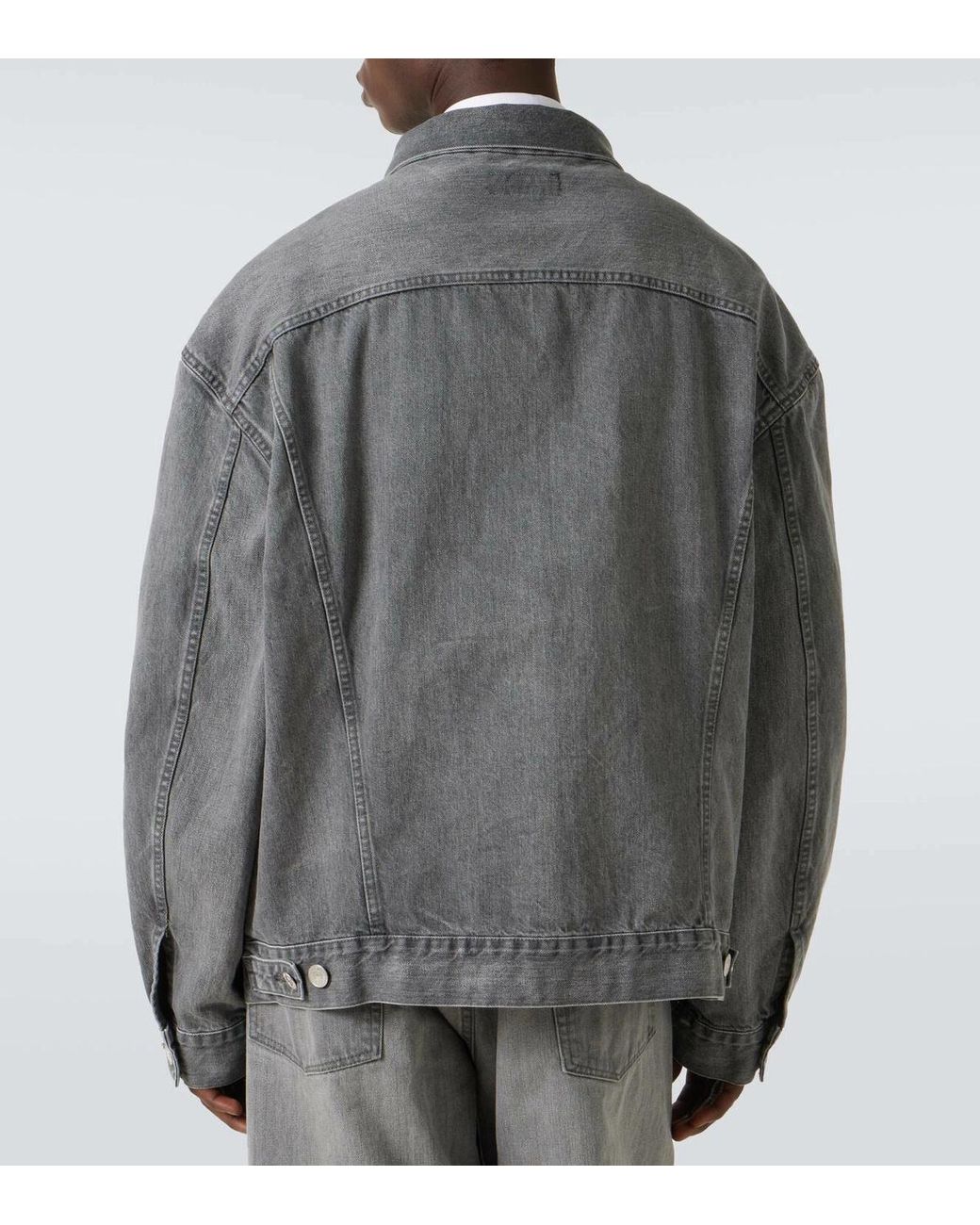 Junya Watanabe Gray X Levi's Button-Down Denim Jacket for men