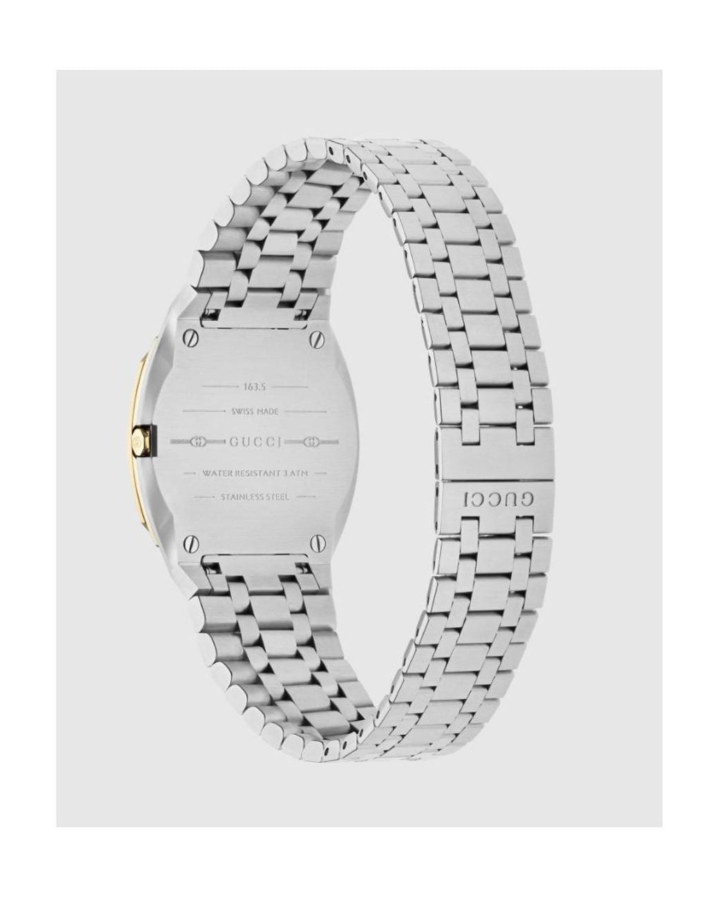 Gucci Metallic 25H Watch, 30Mm