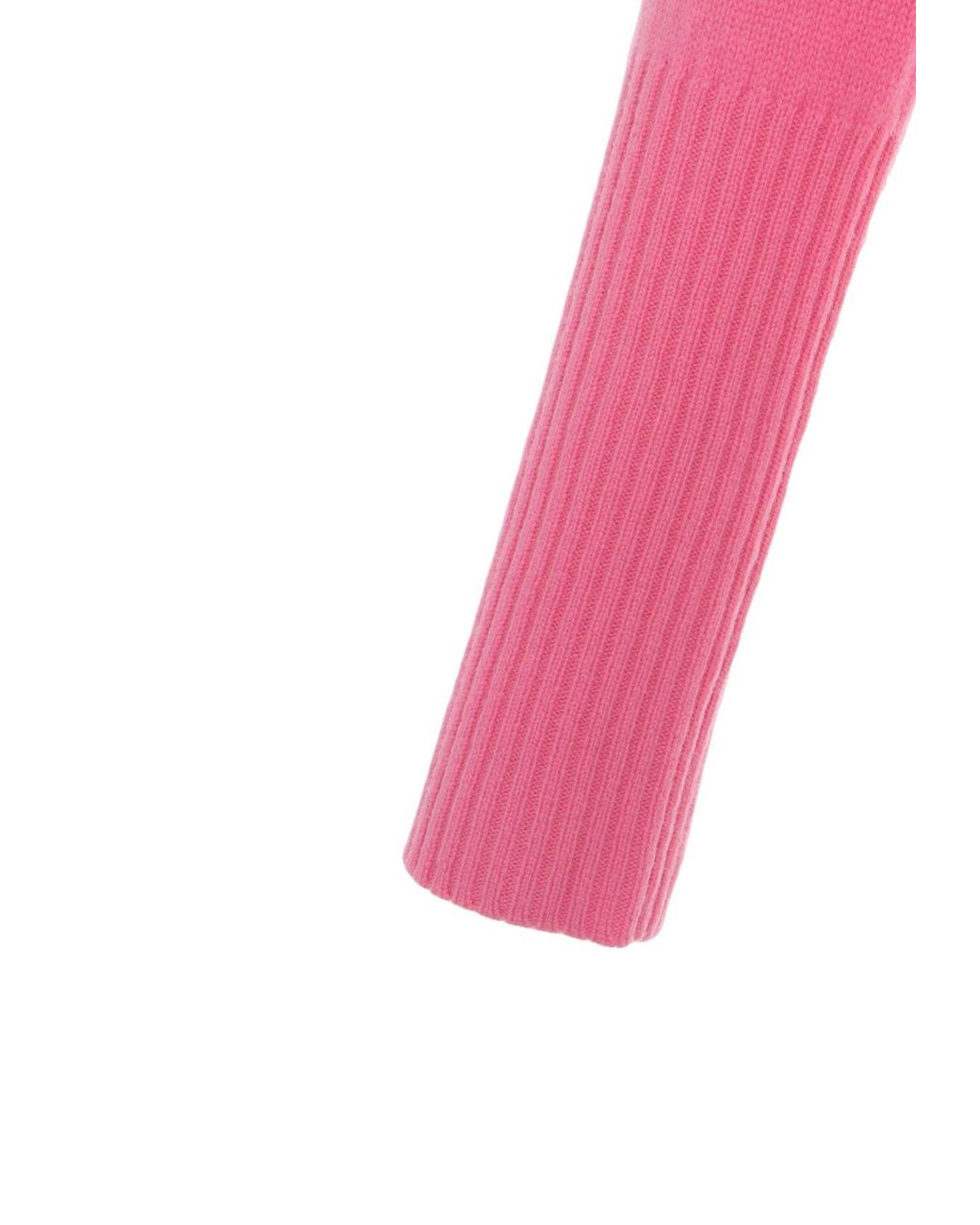 Closed Pink Ribbed Crew Neck Sweater