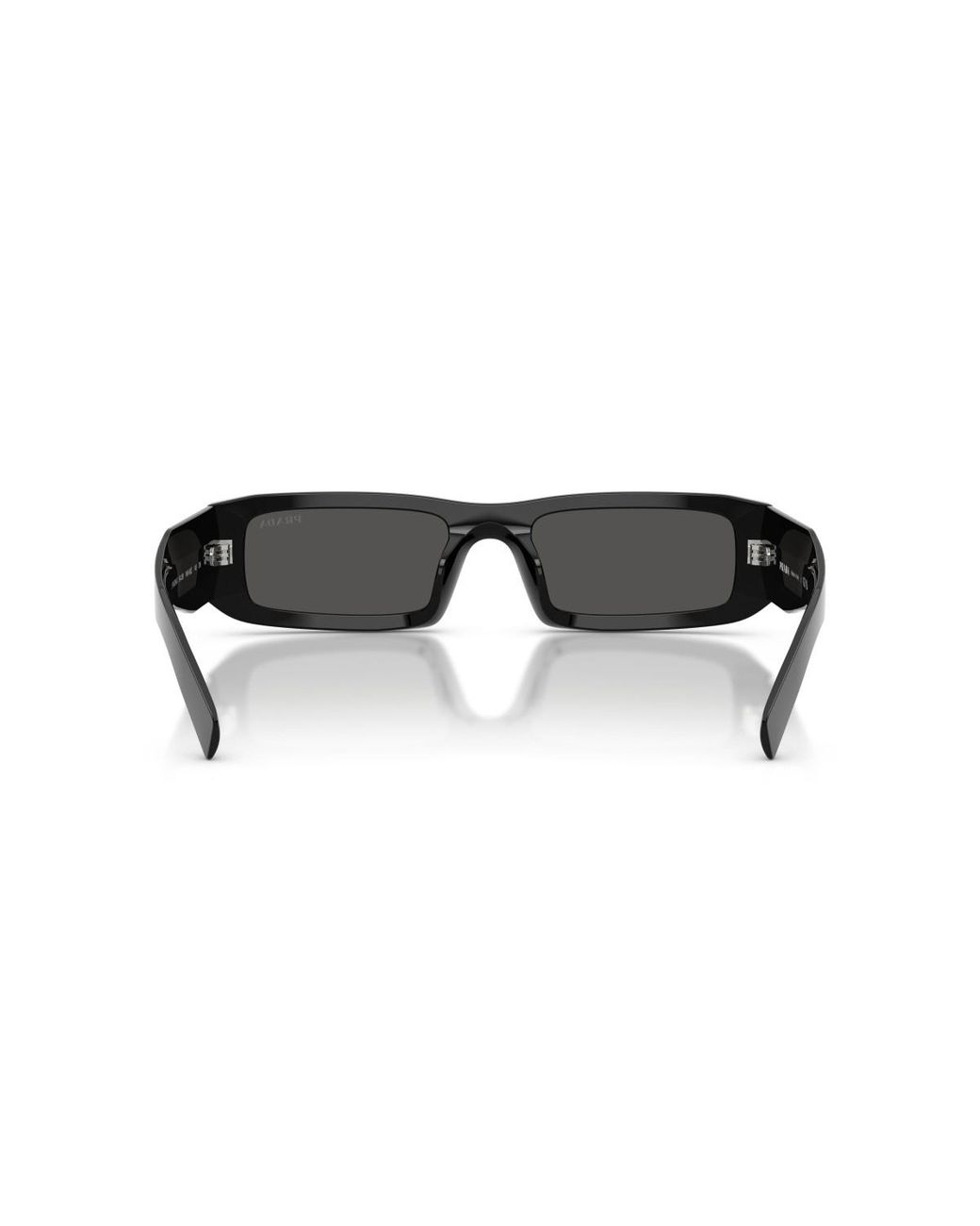 Prada White Eyewear Rectangle Frame Sunglasses for men