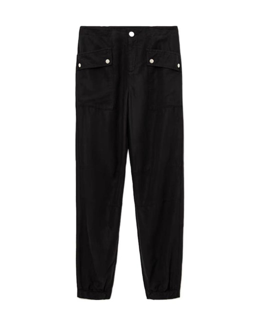 AllSaints Black Val Utility Pants