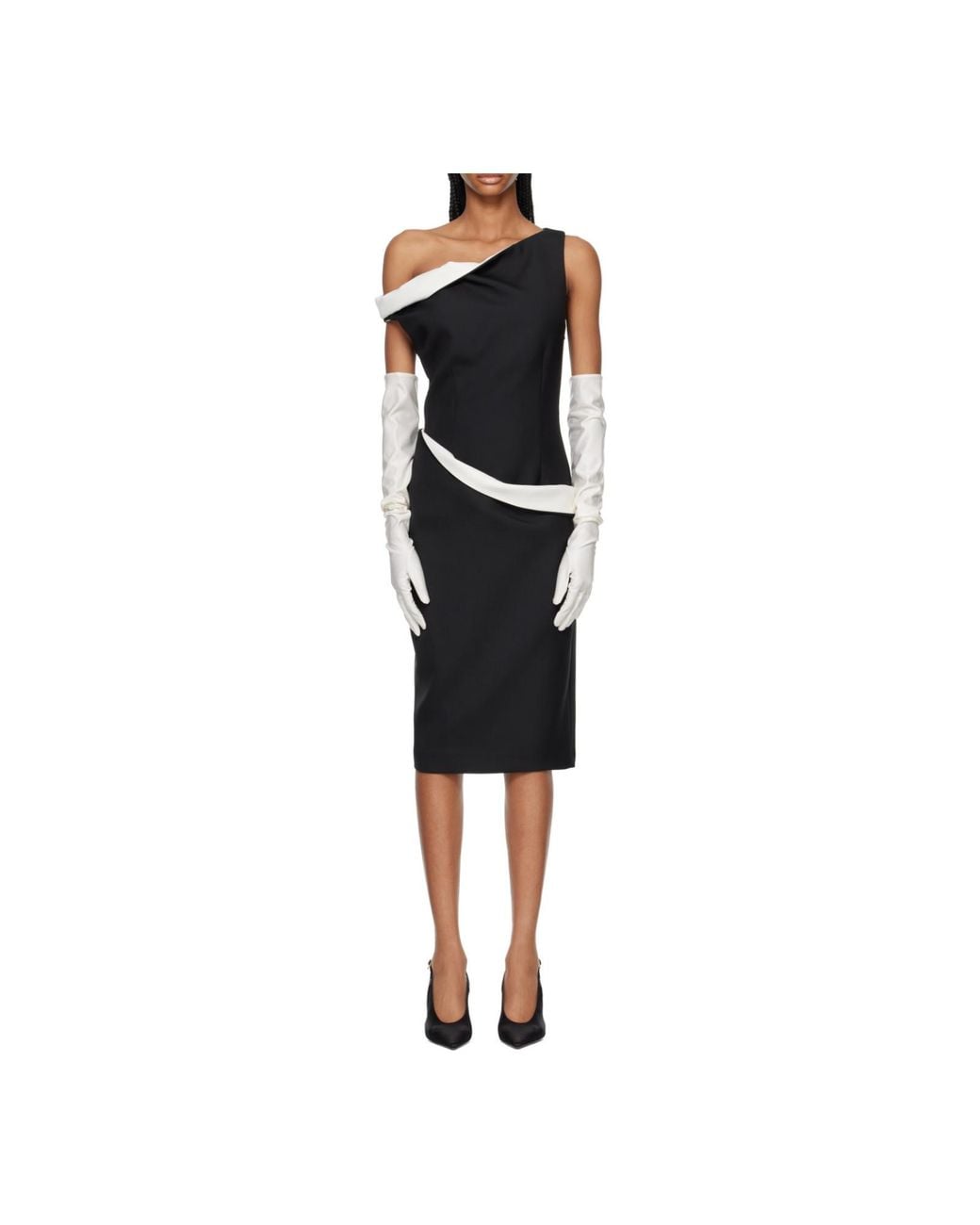 Rohe Black Asymmetrical Dress