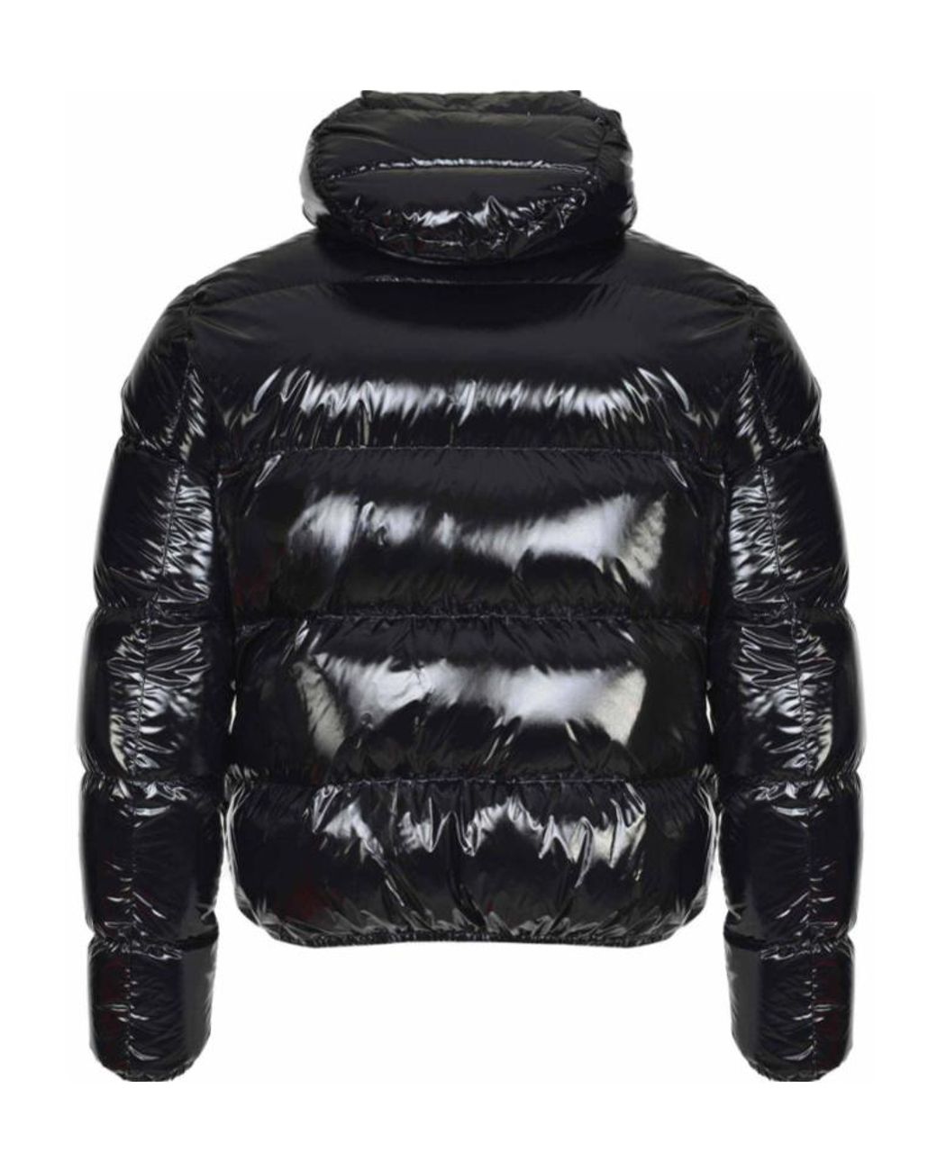 Herno Black Long-Sleeved Hooded Down Jacket for men