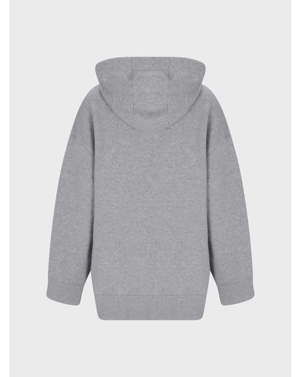 Burberry Gray Oak Leaf Crest Oversized Hoodie