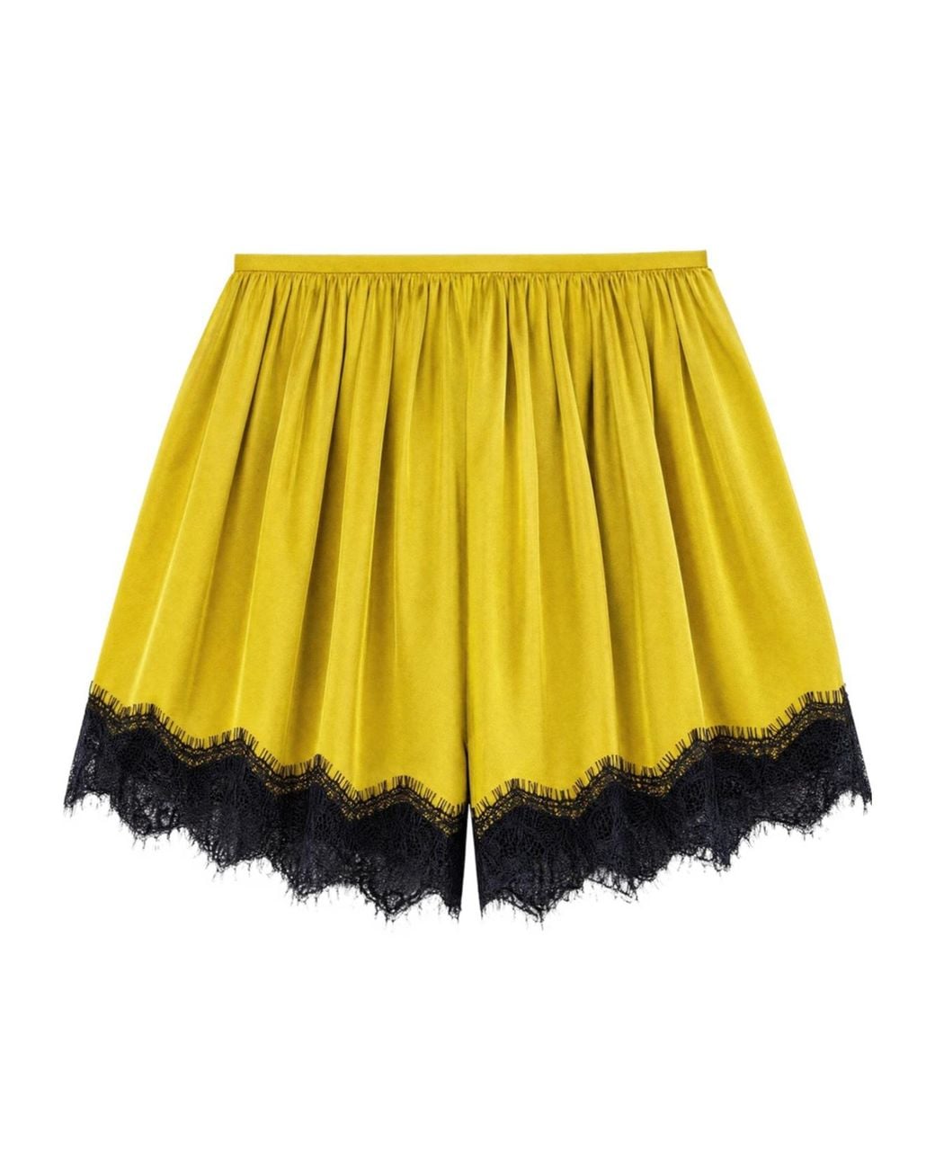 Ulla Johnson Yellow Loose-Fitting Shorts