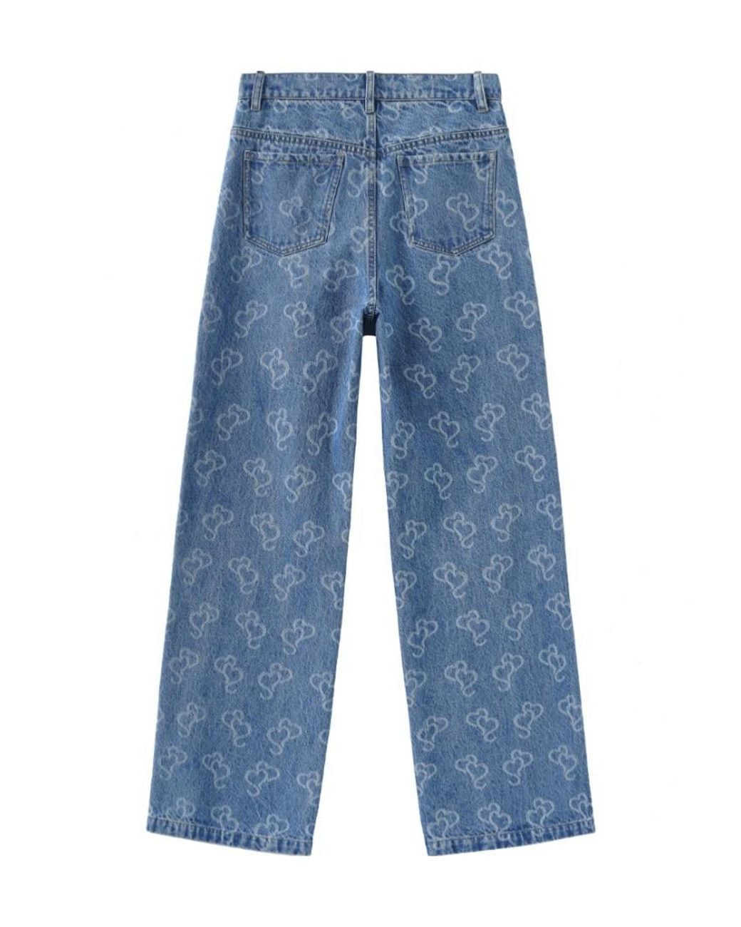 Marissa Chiara Blue Belt Loop Jeans