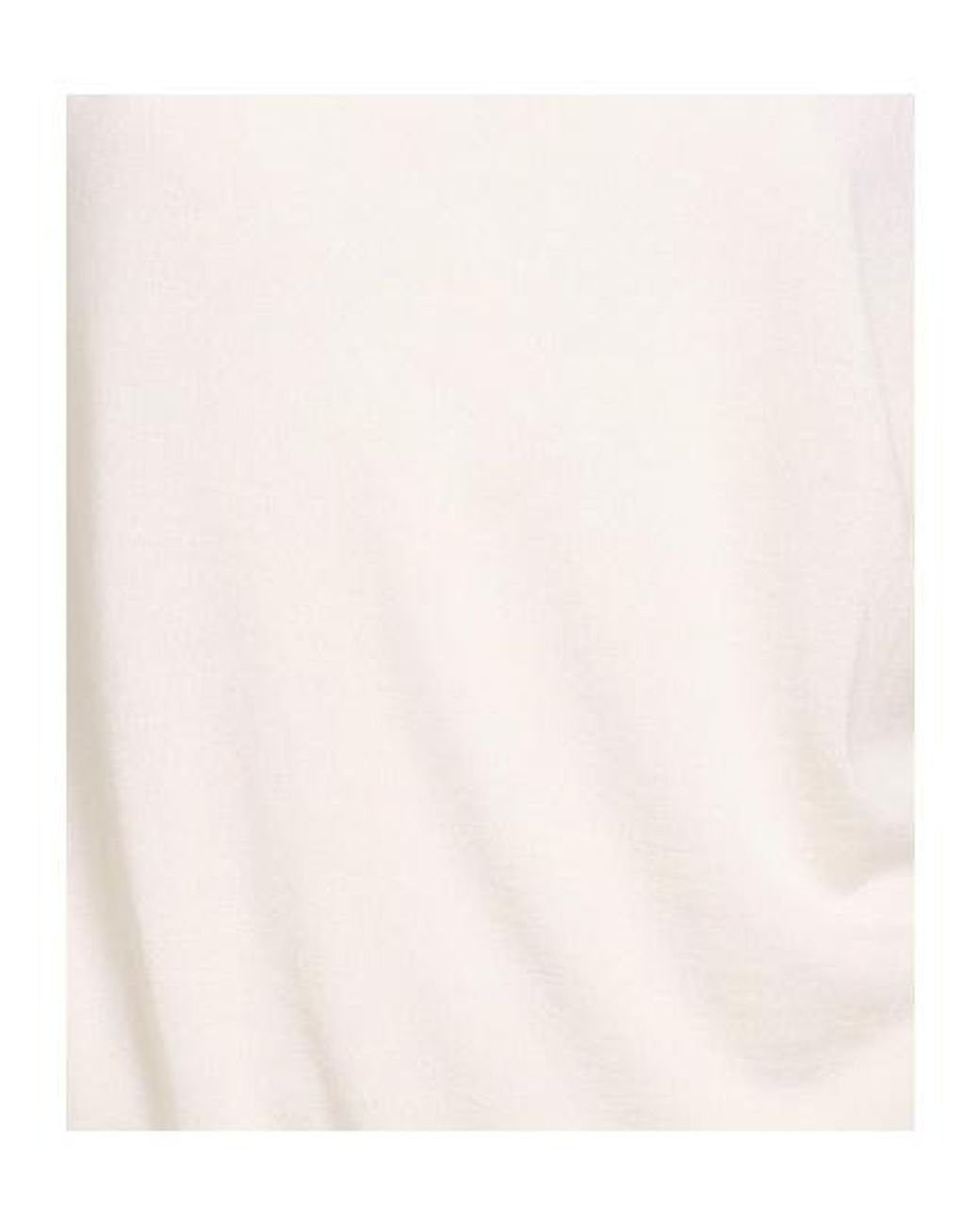 Brunello Cucinelli White Solidcolor Knit Shortsleeve Top