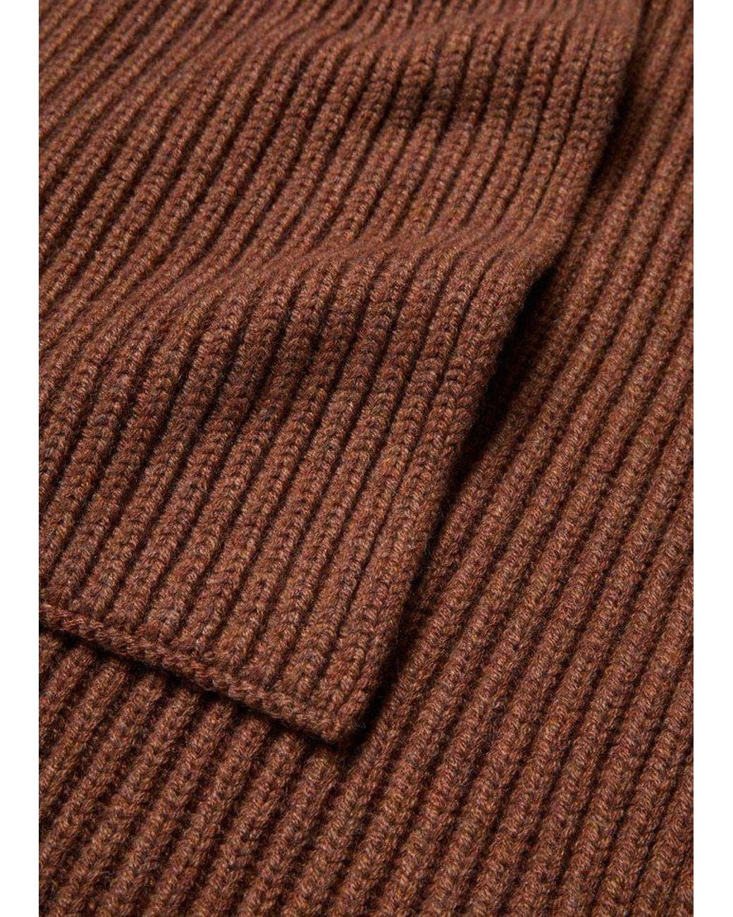 Loro Piana Brown English Scarf for men