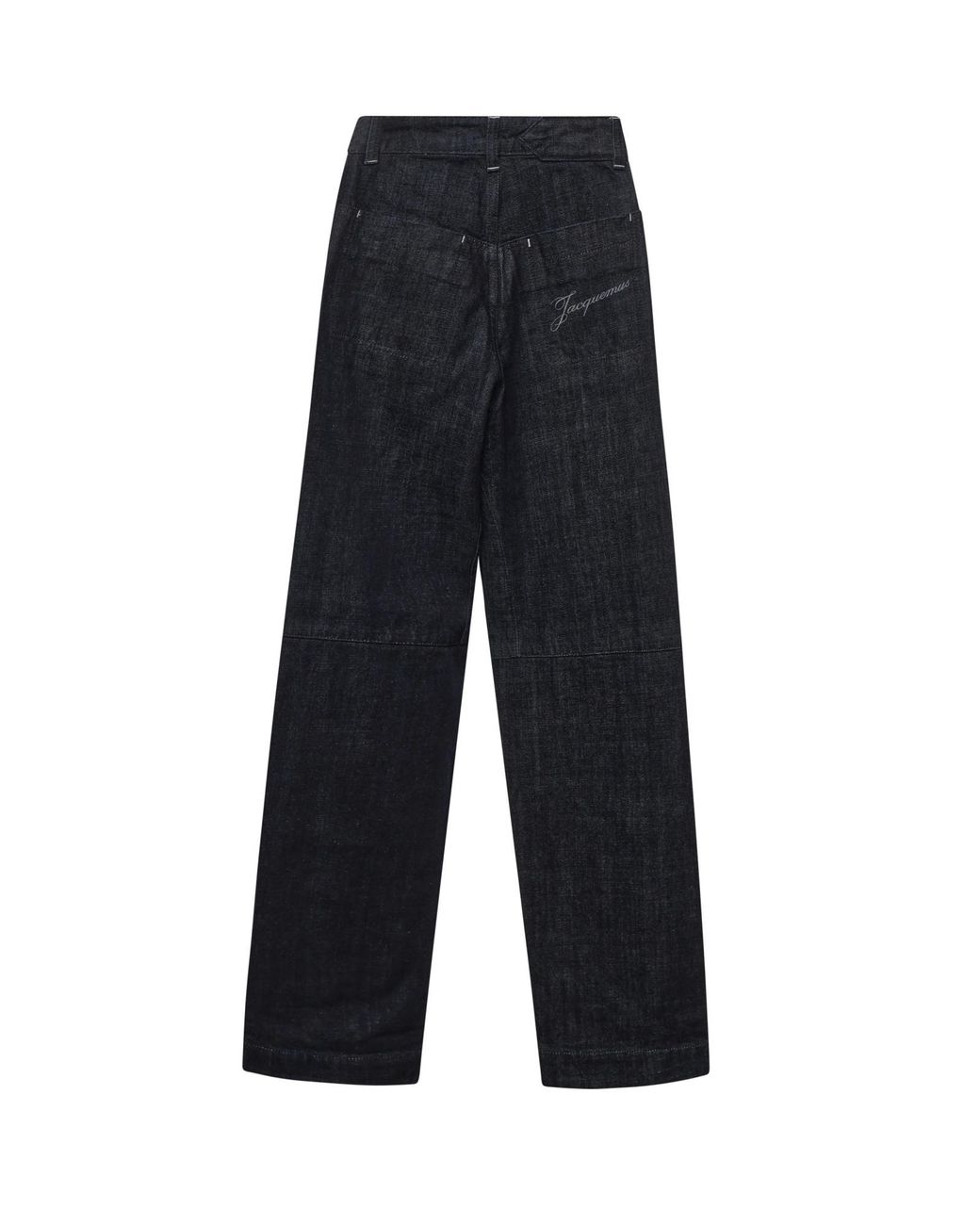 Jacquemus Blue Stitch Detailed Jeans