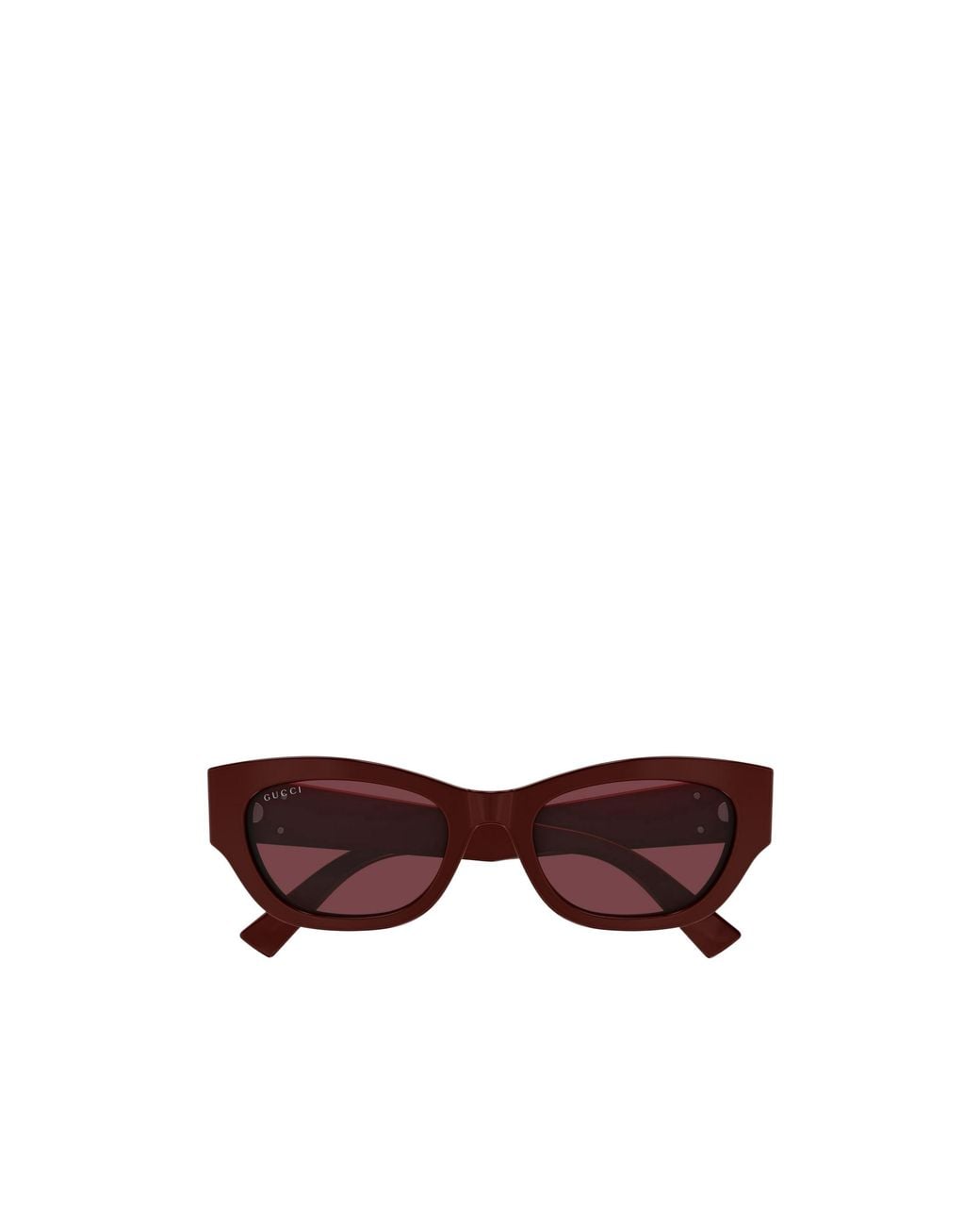Gucci Brown Eyewear Low Nose Bridge Fit Sunglasses