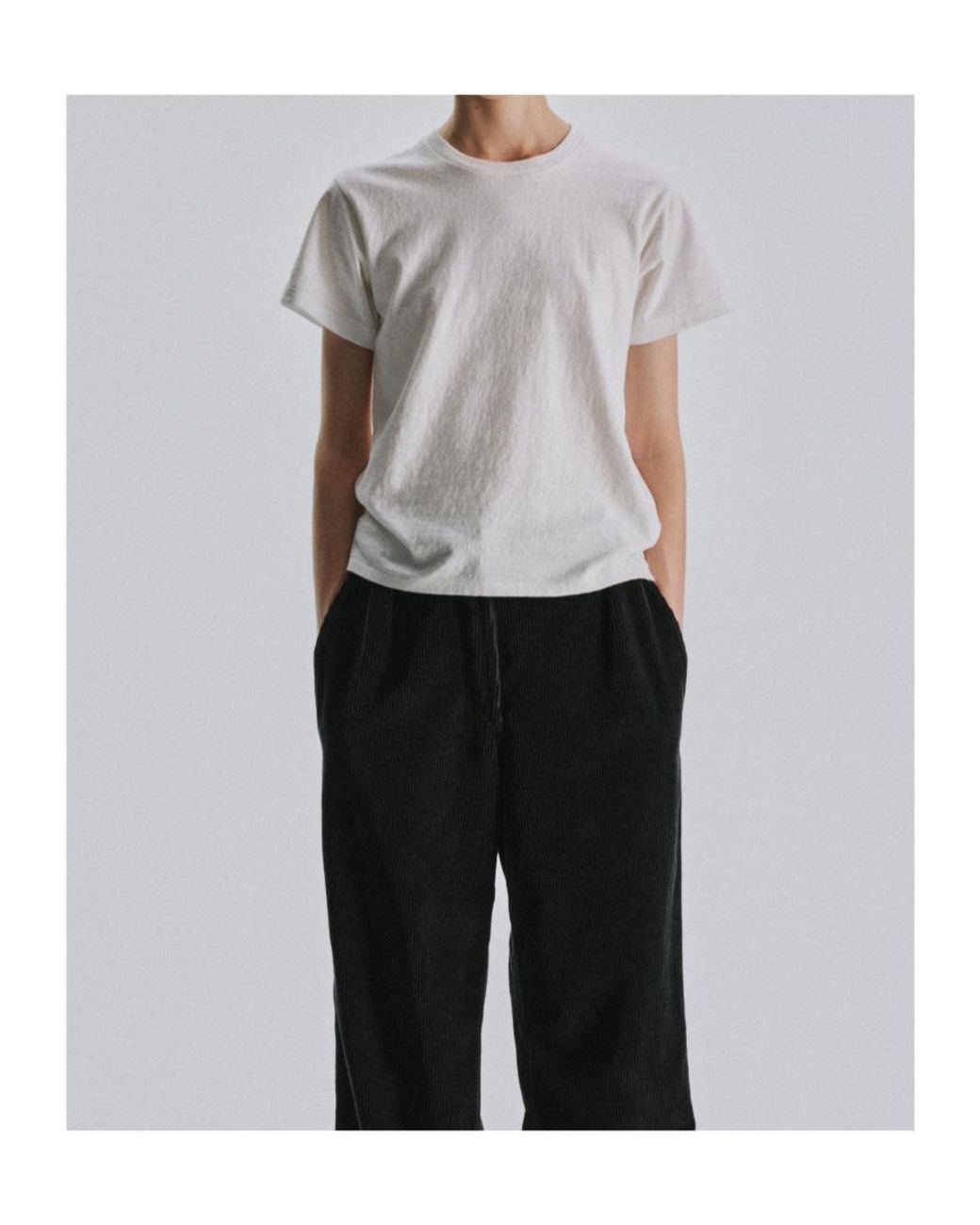 The Row White Duca Crew-Neck Short-Sleeve T-Shirt
