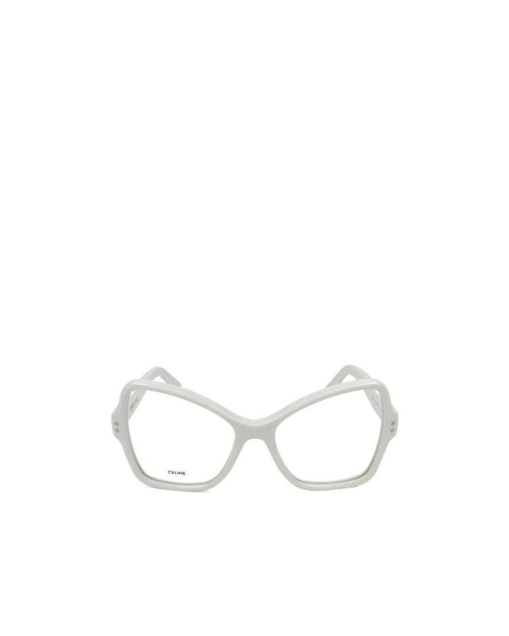 Céline White Logo Flat Mirror