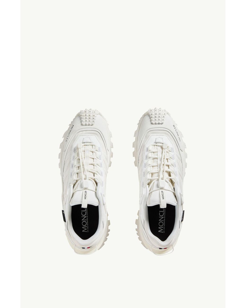 Moncler White Trailgrip Gtx Low Top Sneakers