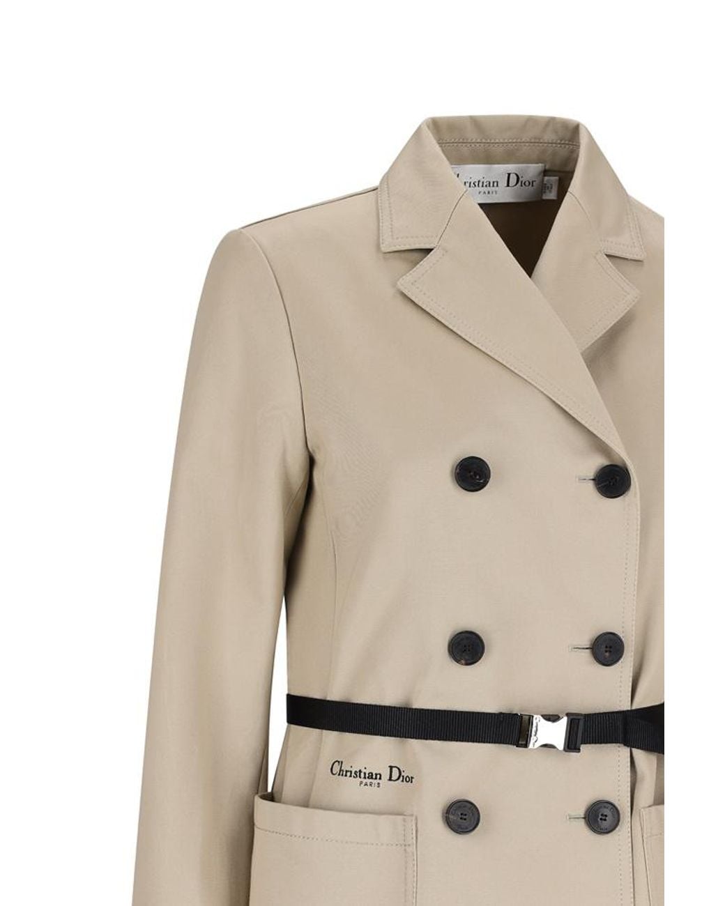 Dior Natural Iviera Fitted Belted Jacket