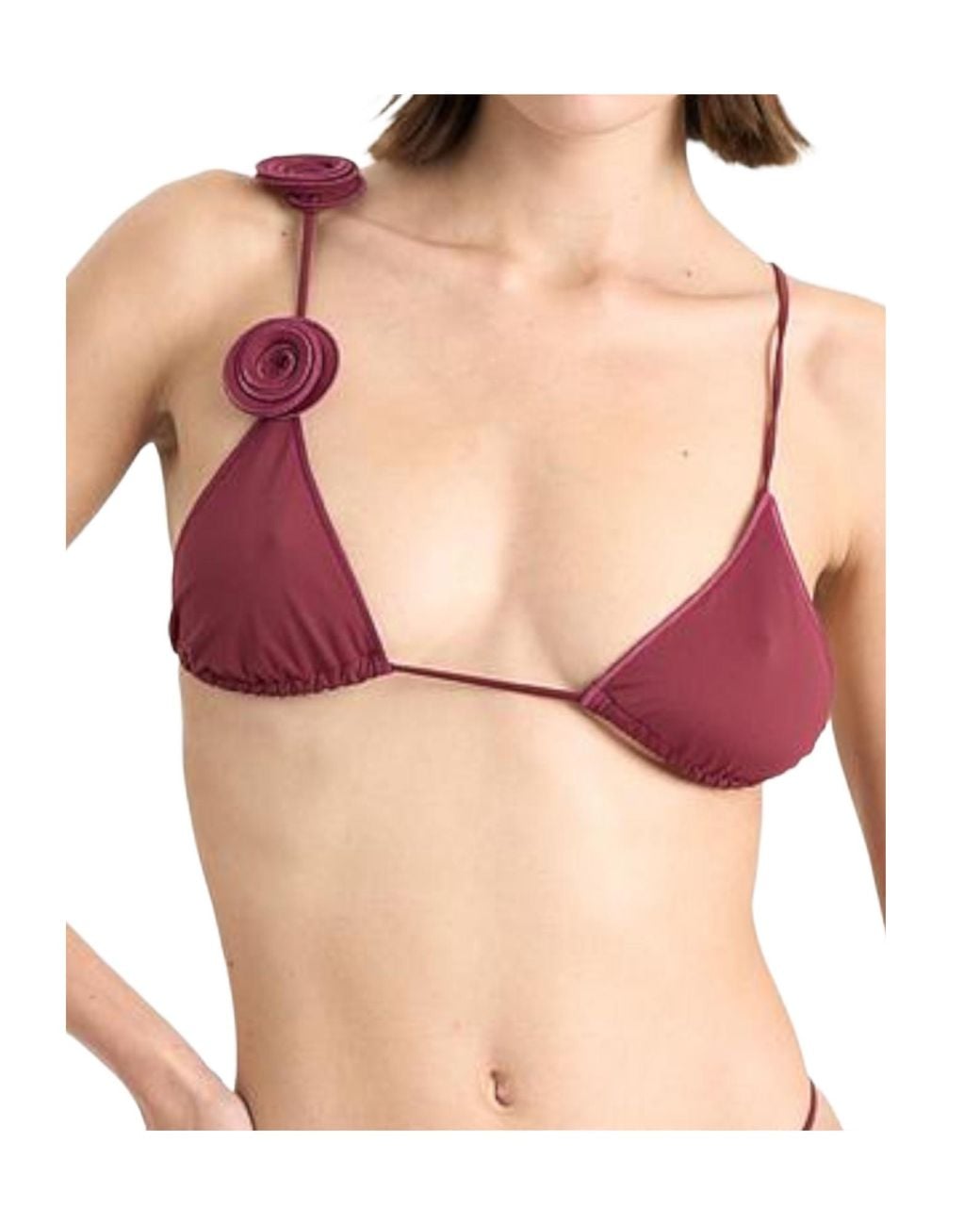 LaRevêche Pink Floral Bikini Top