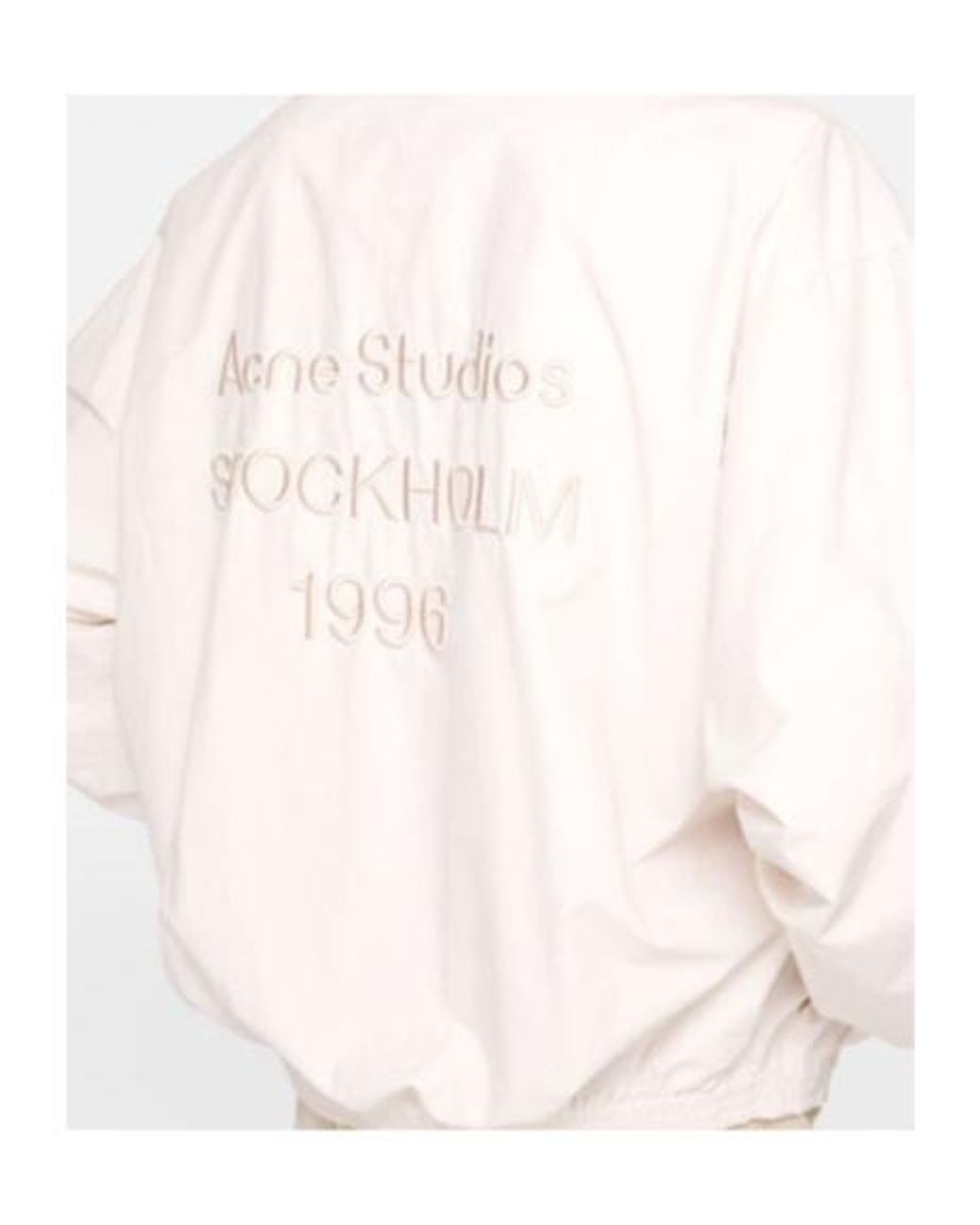 Acne Pink Puff-Sleeve Zip-Up Jacket for men