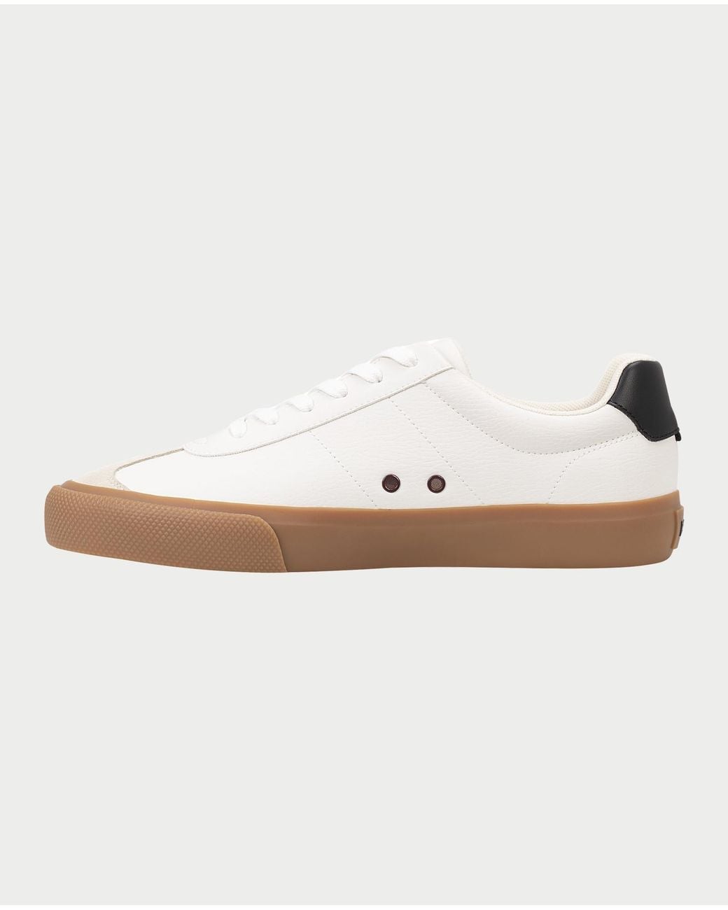 Boss Brown Boss Logo Panel Low-Top Sneakers for men