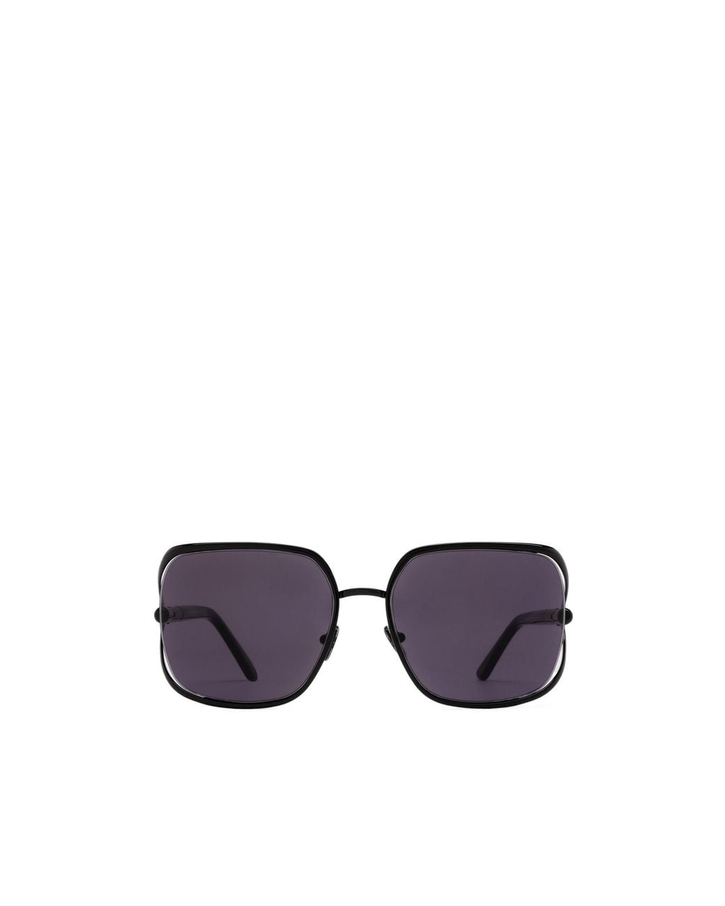 Tom Ford Purple Eyewear Goldie Square Frame Sunglasses