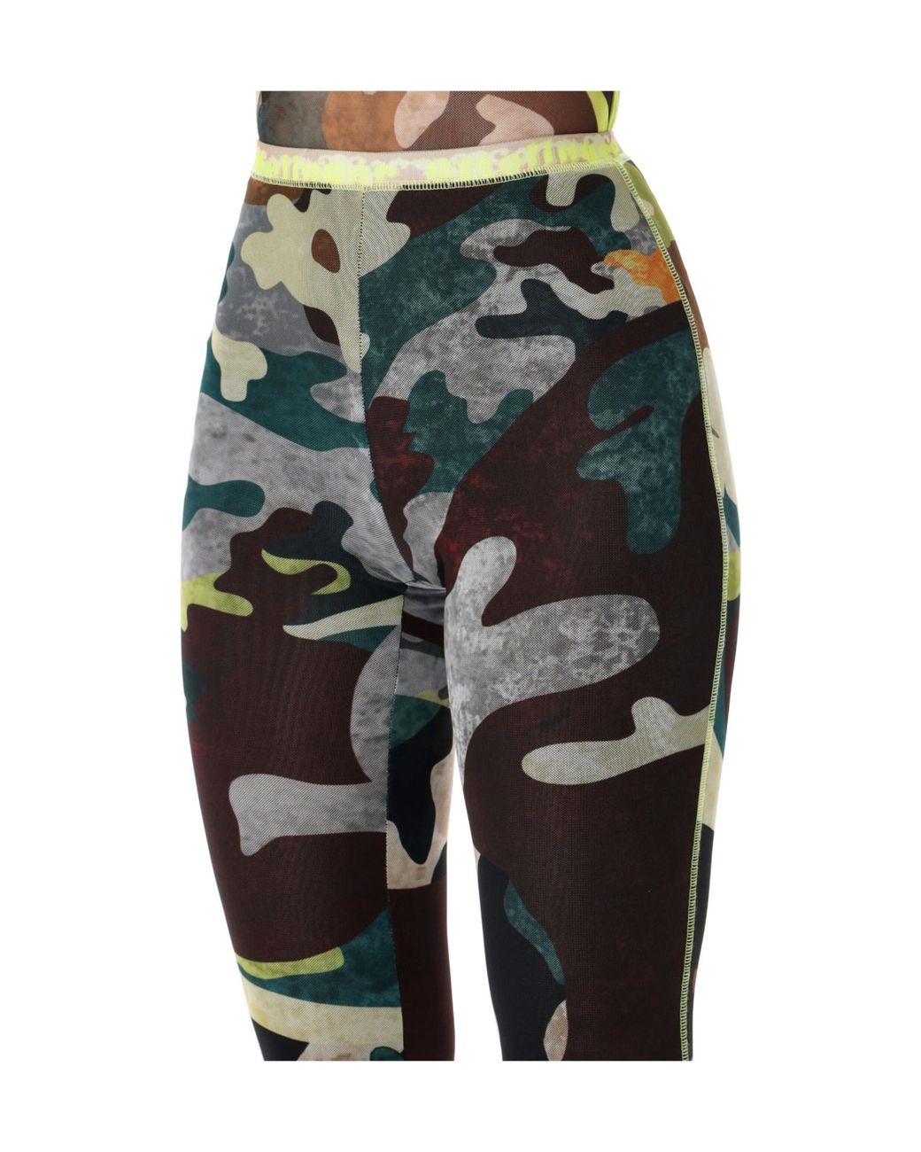 OTTOLINGER Black Otto Mesh Print Pants