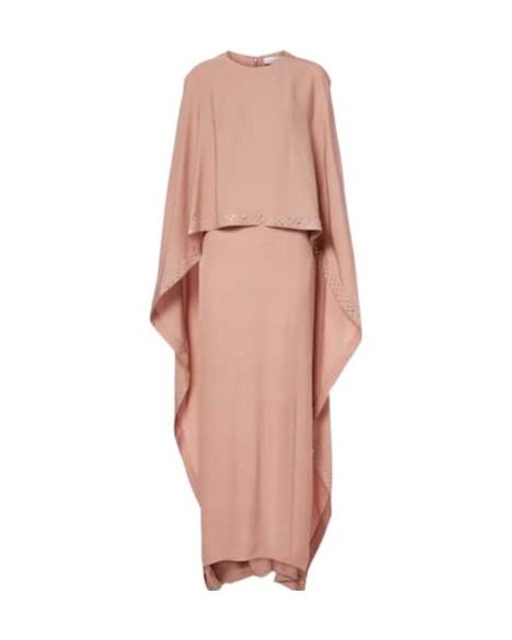 Stella McCartney Pink Caped Maxi Dress