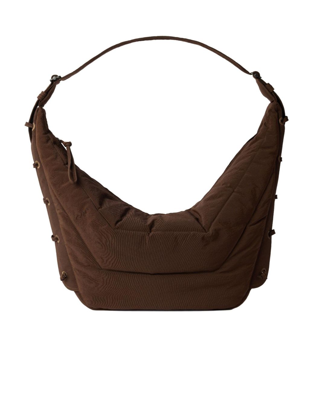 Lemaire Brown Large Soft Game Bag for men