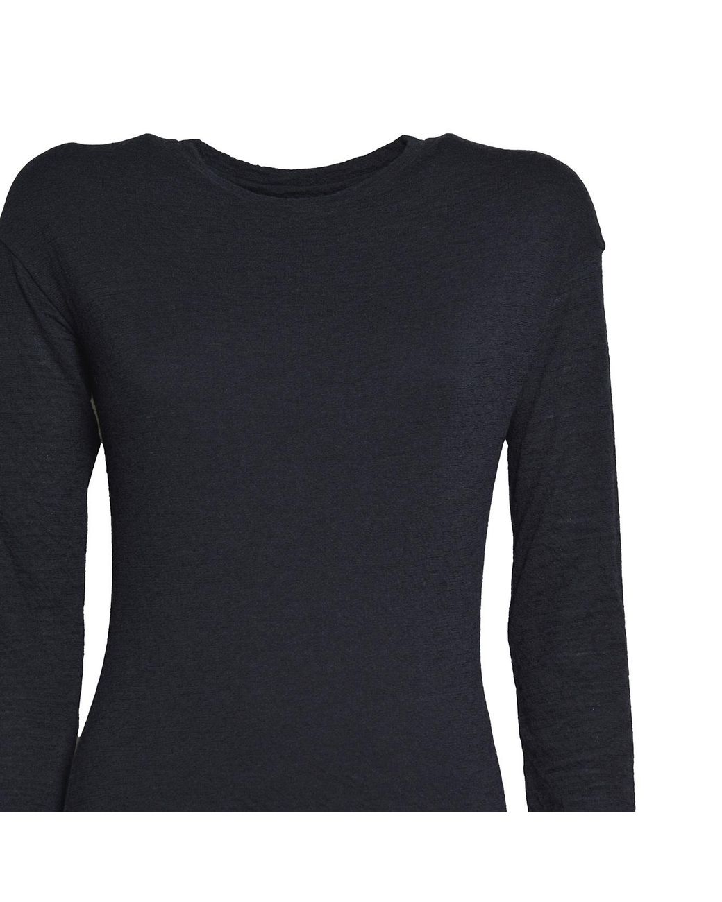 Jil Sander Blue Dropped-Shoulder Crewneck Dress