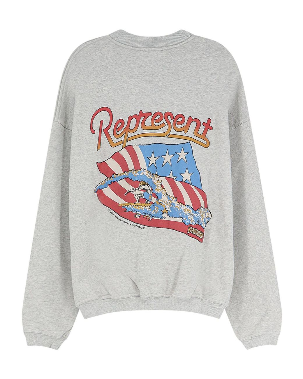 Represent Gray Beach Boys Graphic Sweatshirt for men