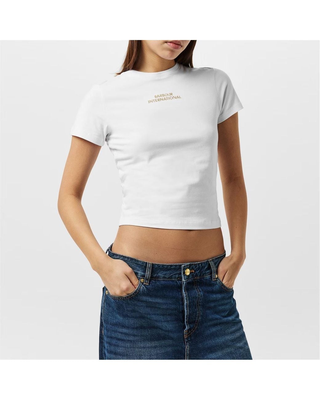 Barbour White Estella T-Shirt