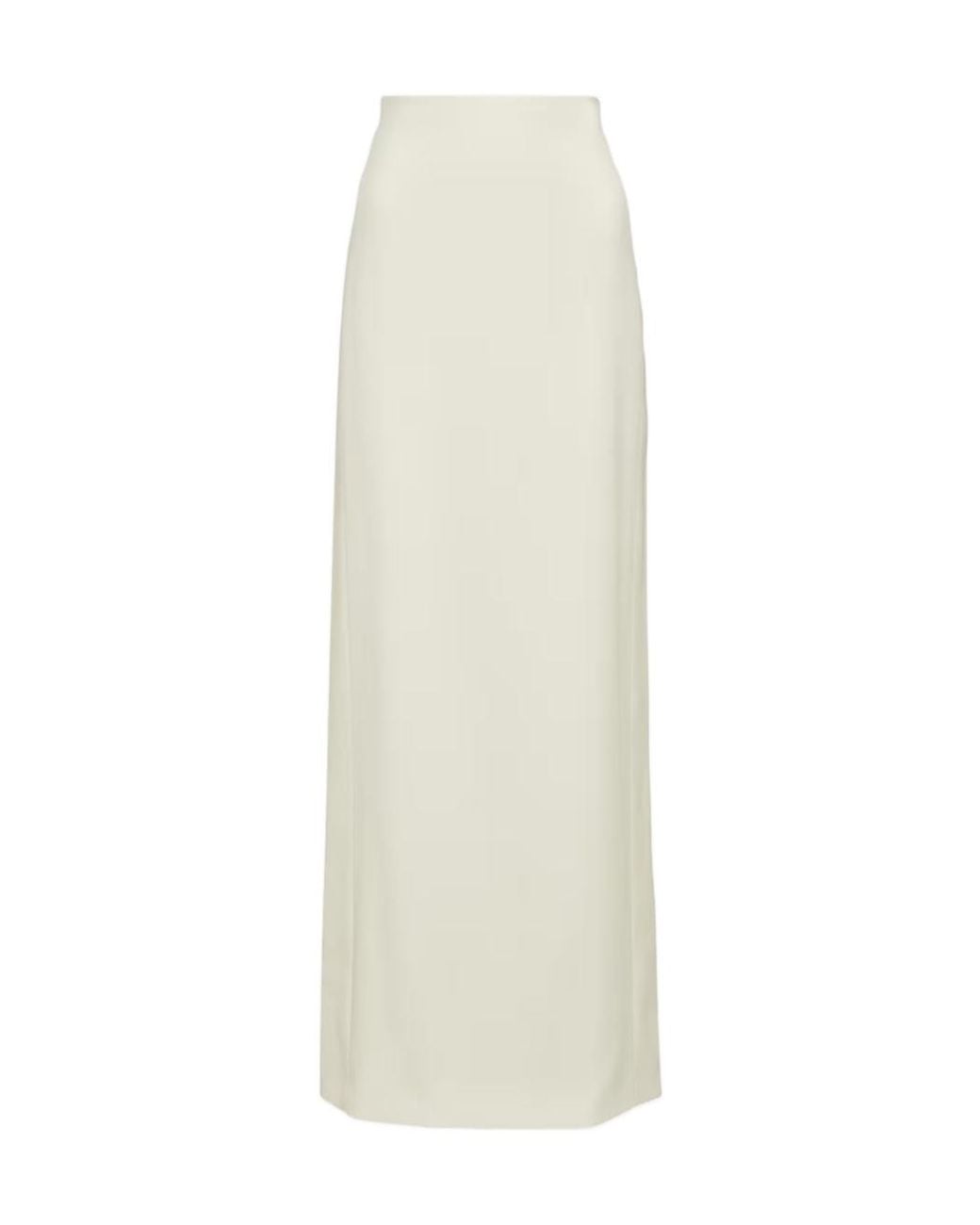 Wardrobe NYC White High-Waisted Straight Skirt