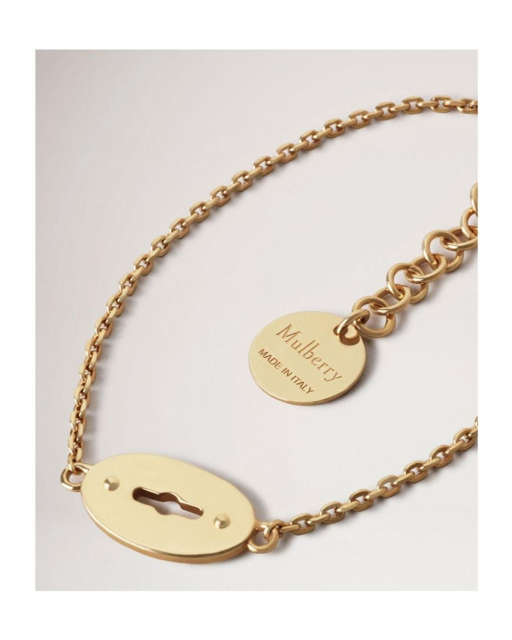 Mulberry Metallic Bijoux Chain Bracelet