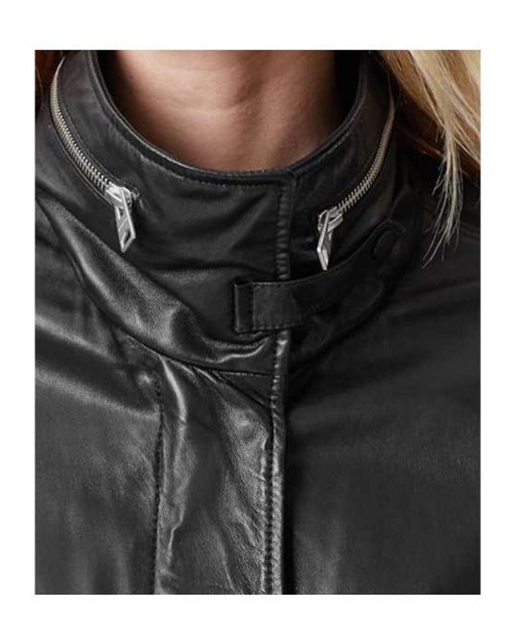 AllSaints Black Moto Jacket