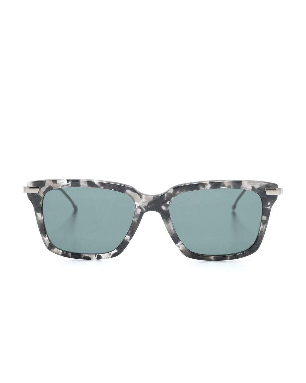 Thom Browne Gray Eyewear Square Frame Sunglasses for men