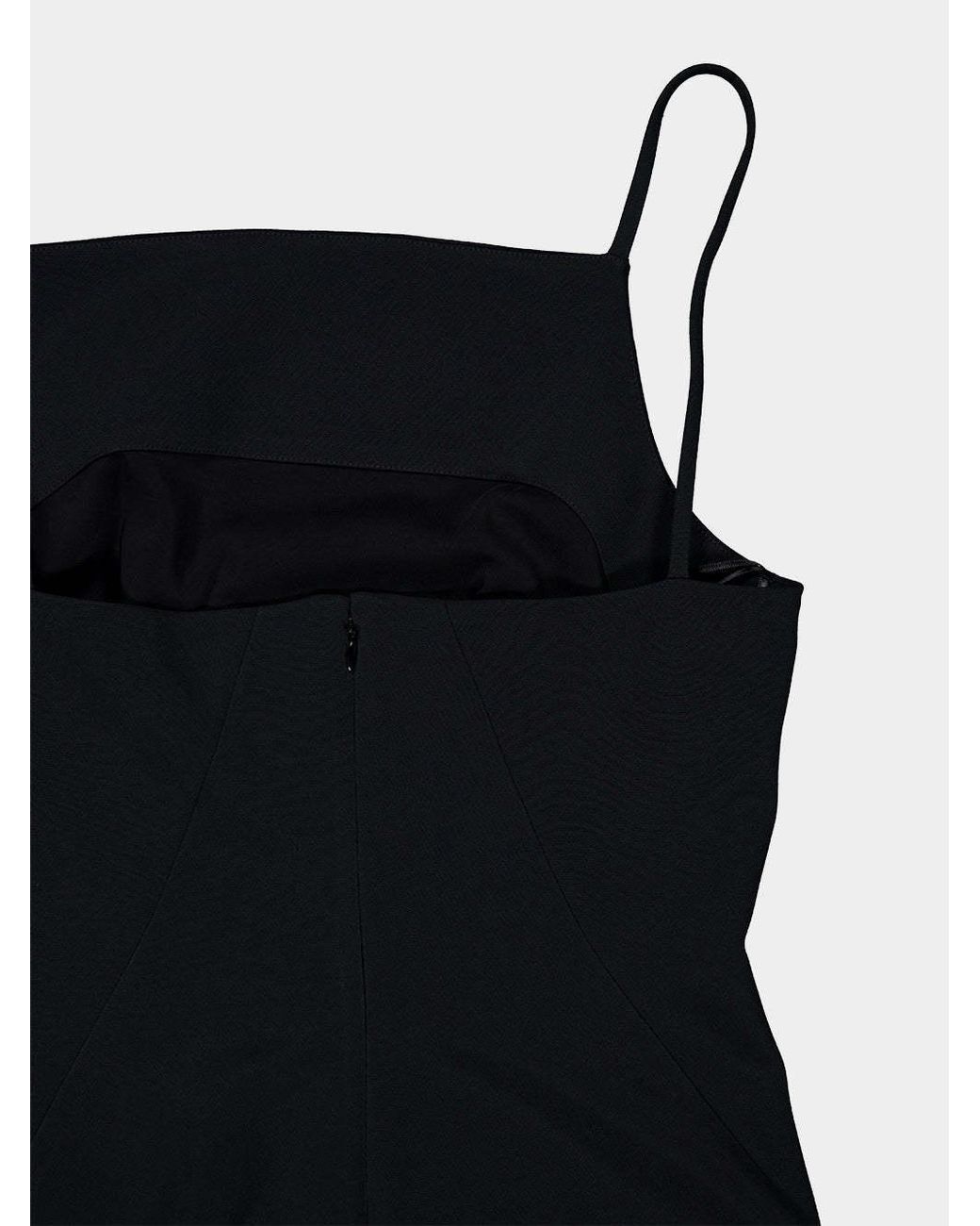 Givenchy Black Sliced Mini Dress
