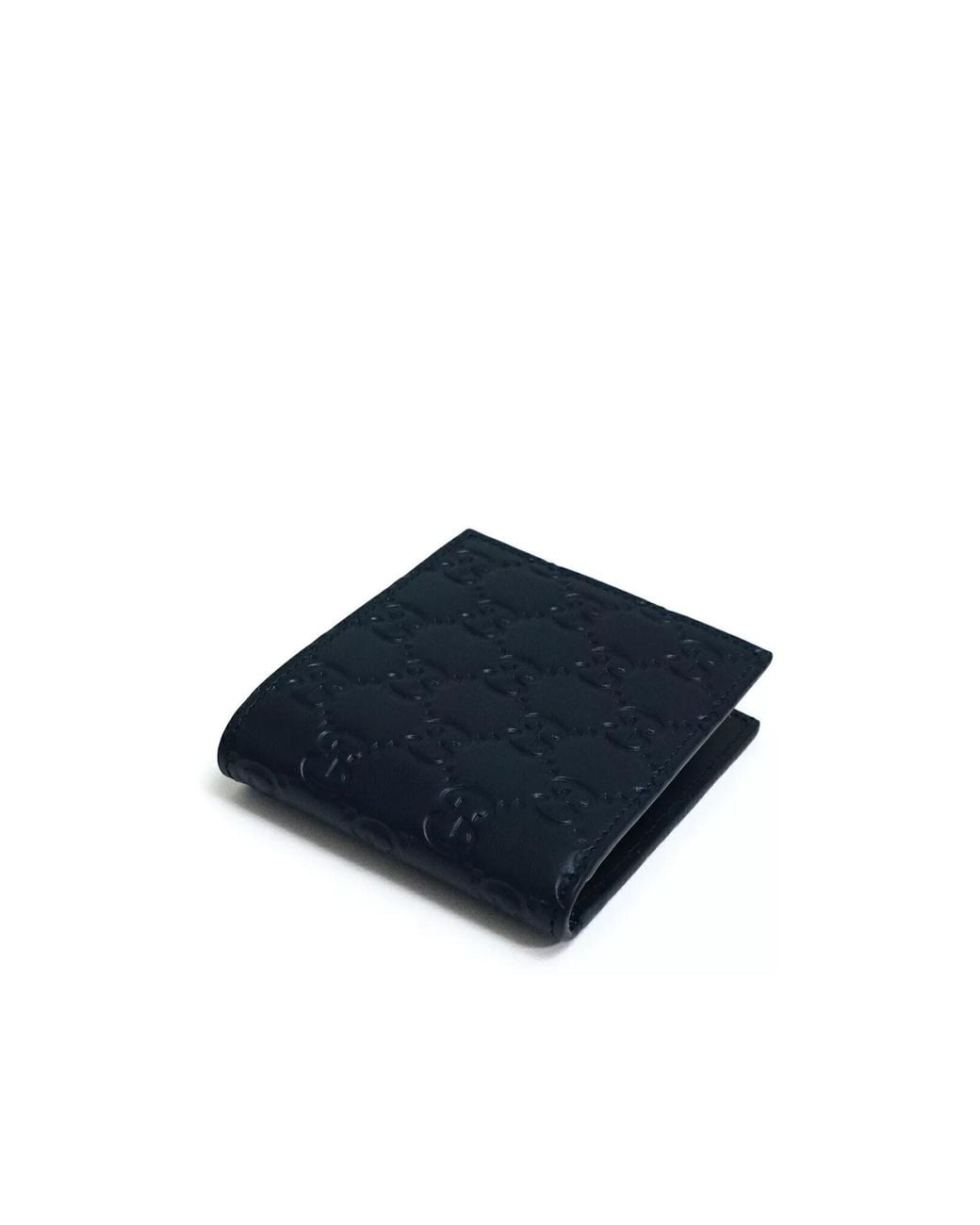 Gucci Blue Embossed Wallet for men