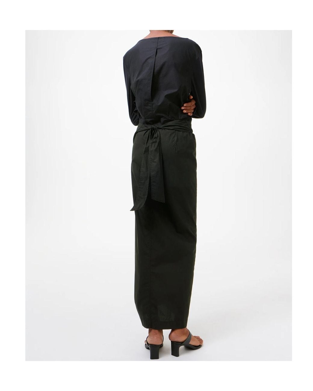 Our Legacy Black Twisted Wrap Dress