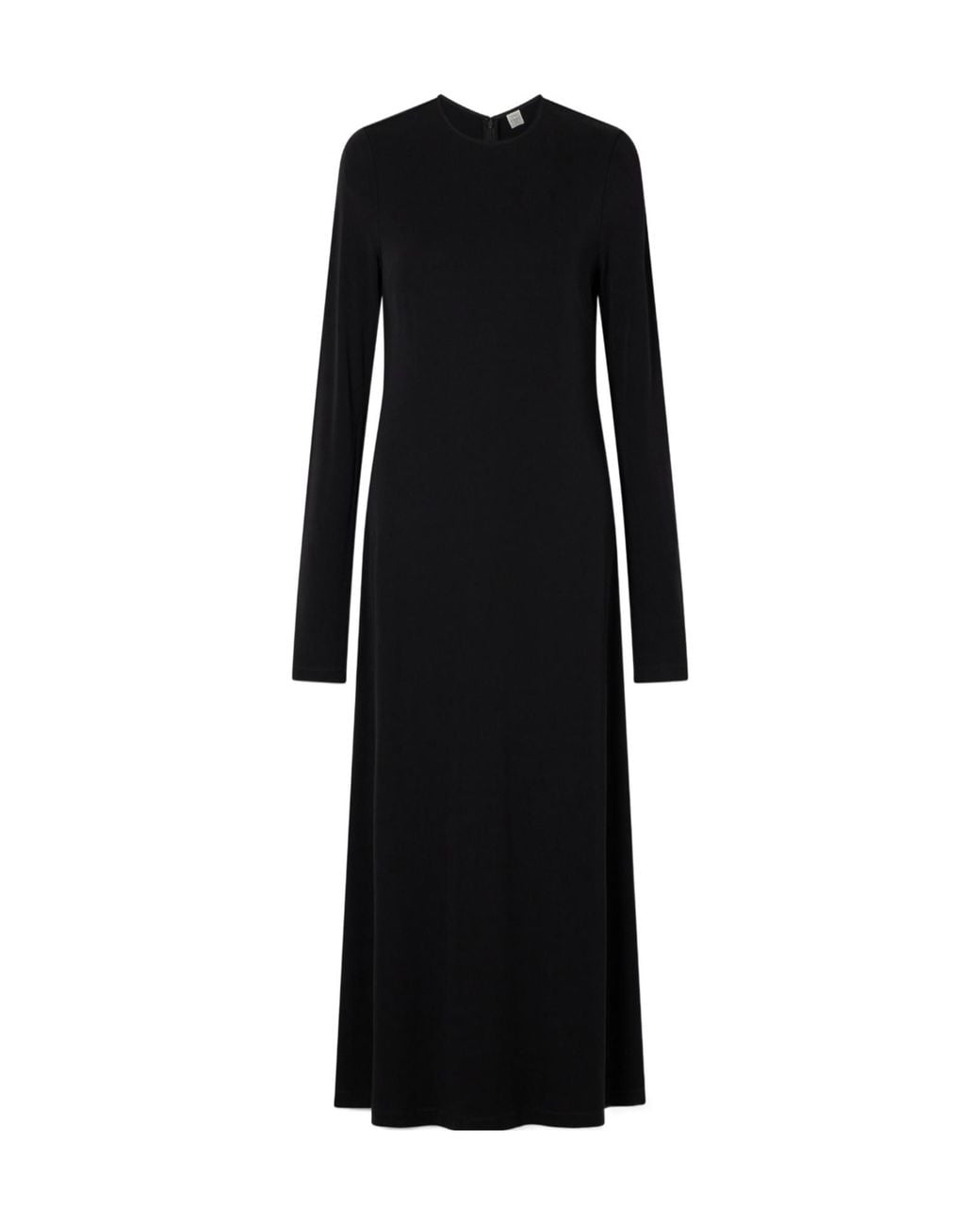 Totême Black Totême Long Sleeve Maxi Dress