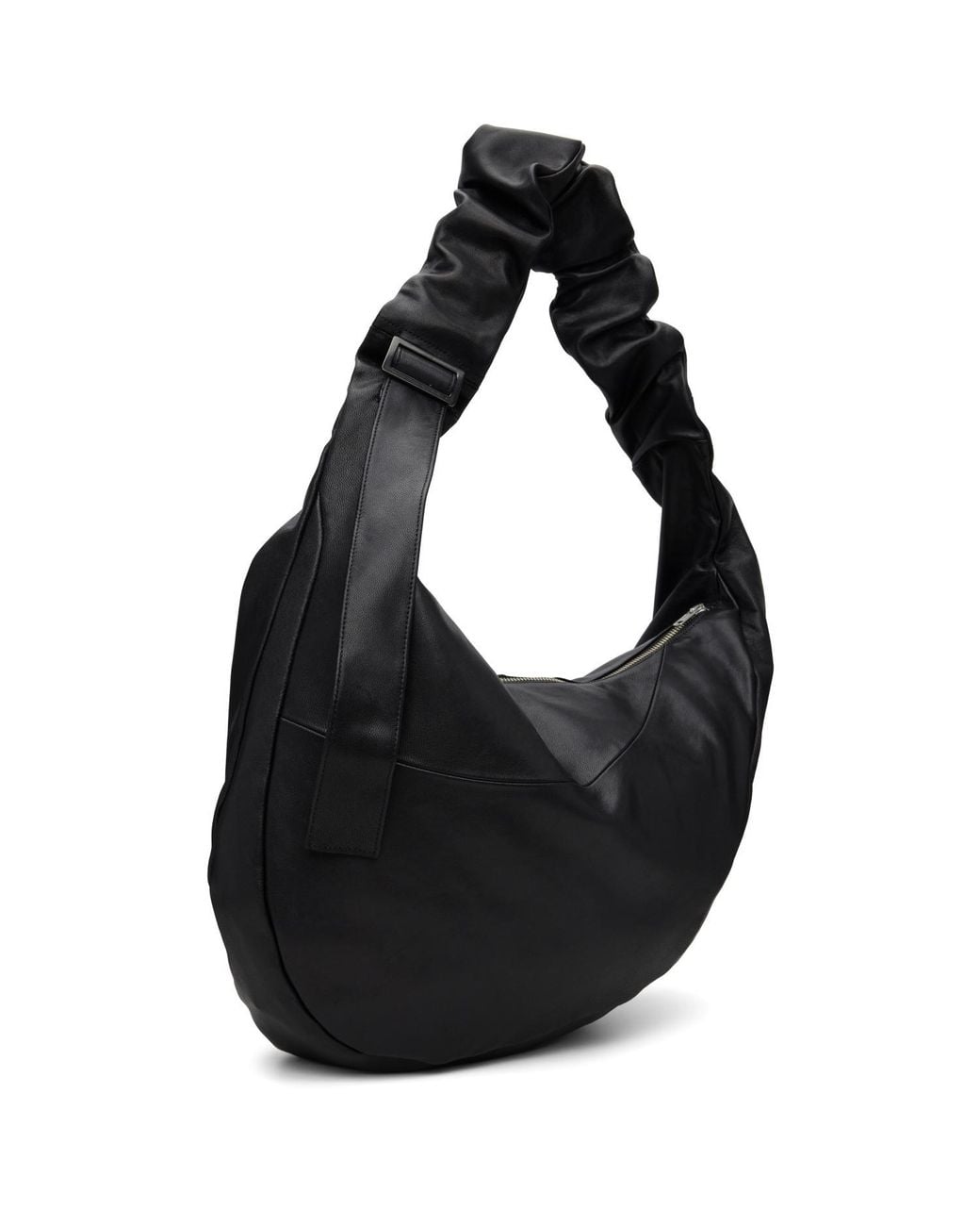 Ssstein Black Twist Shoulder Bag for men