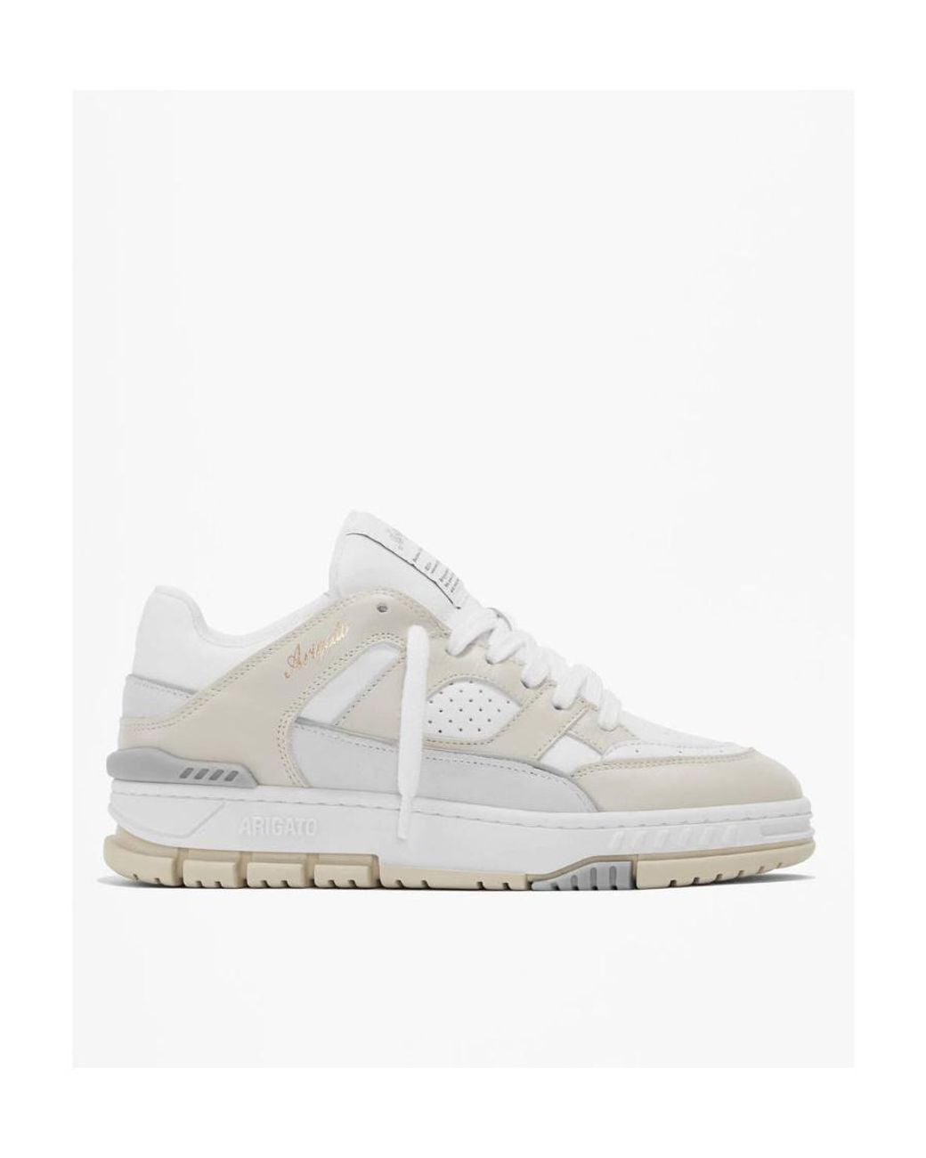 Axel Arigato White Panelled Low-Top Sneakers for men