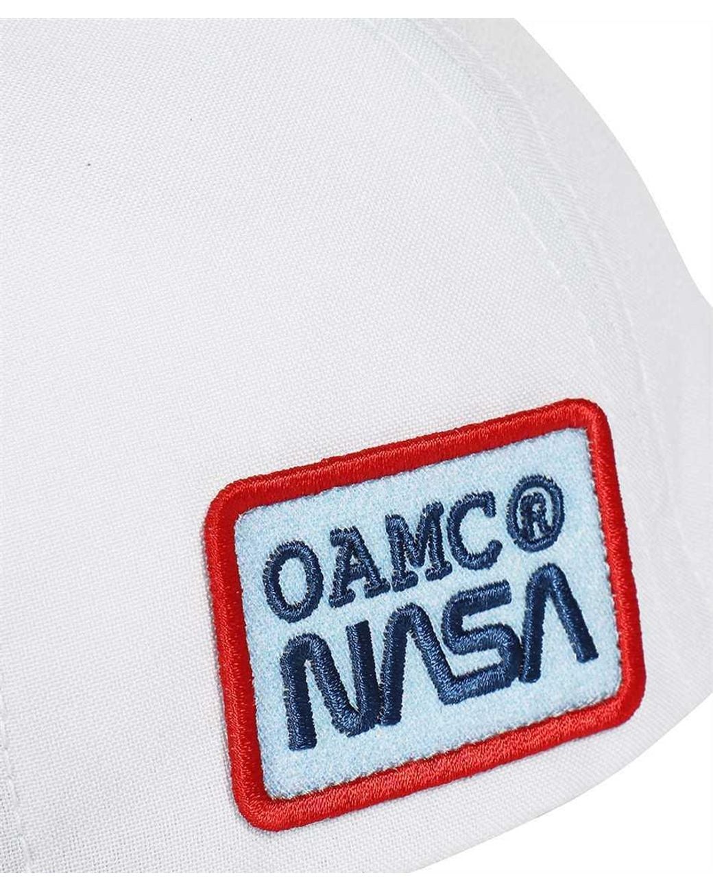 OAMC White Logo Patch Baseball Hat for men